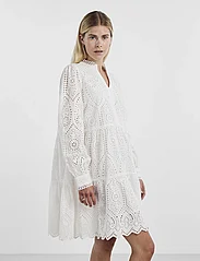 YAS - YASHOLI LS DRESS S. NOOS - krótkie sukienki - star white - 2