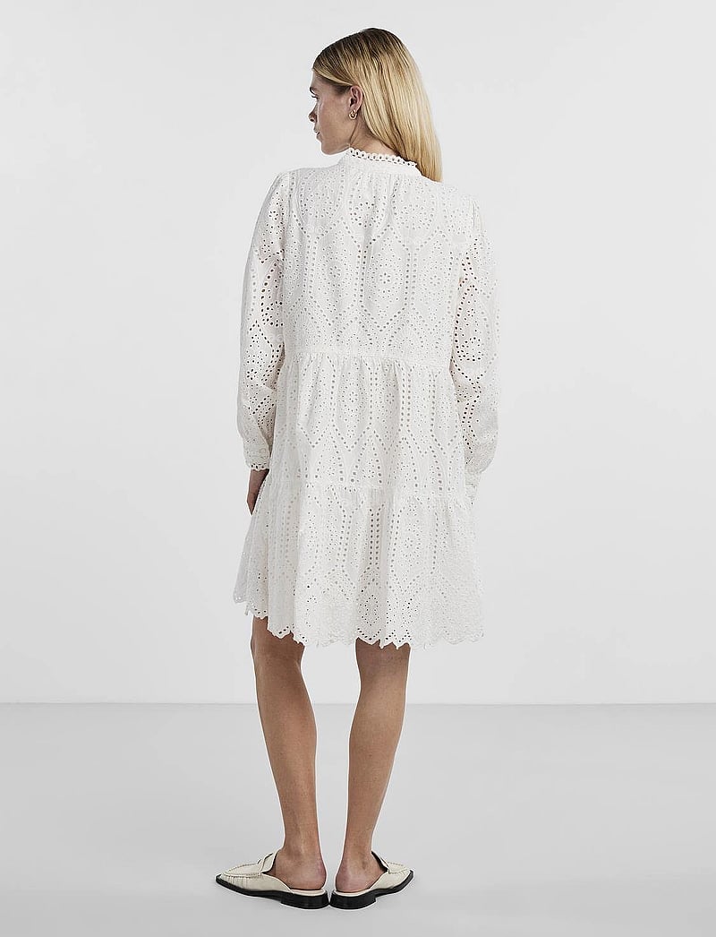 YAS - YASHOLI LS DRESS S. NOOS - konfirmatsioon - star white - 3