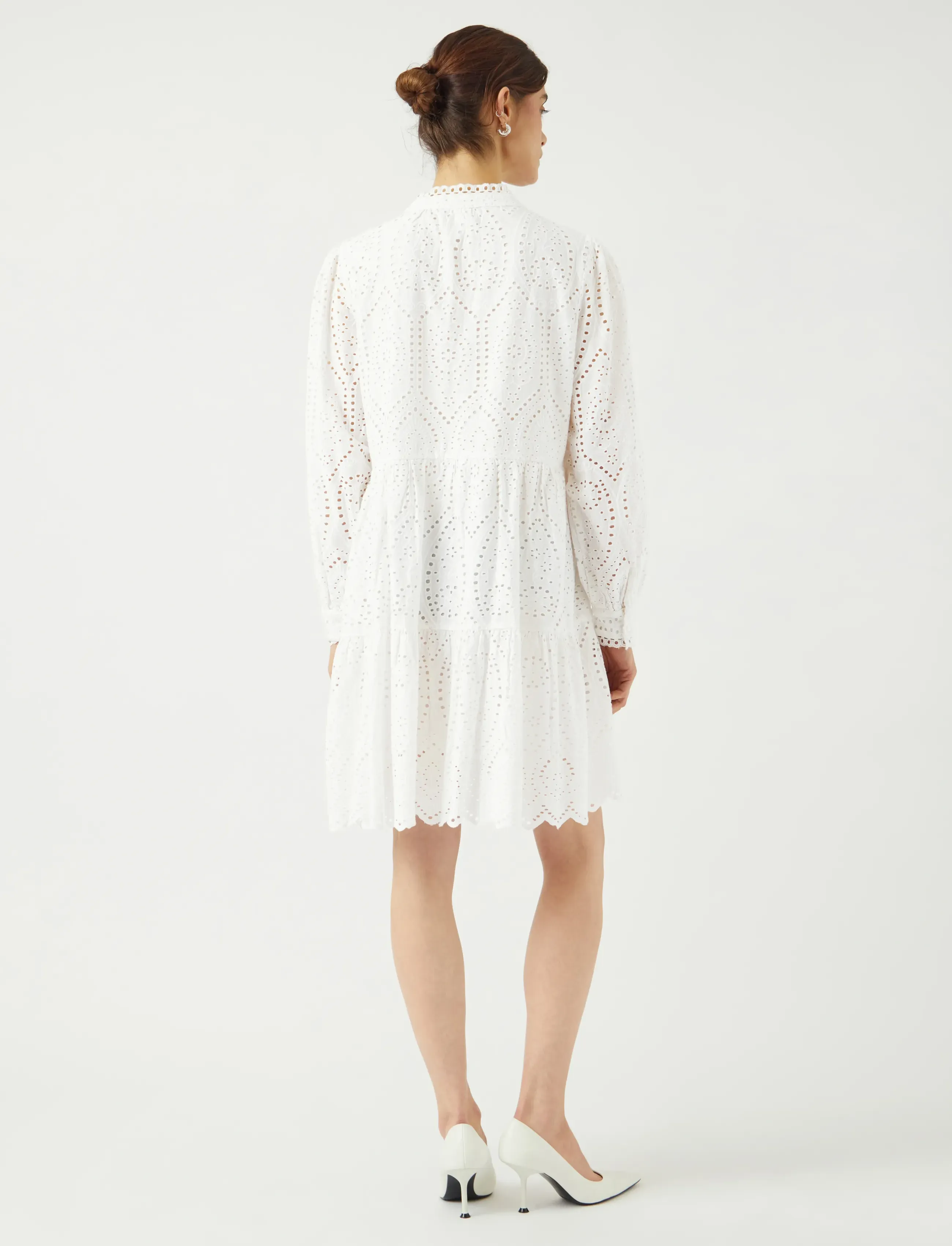 YAS - YASHOLI LS DRESS S. NOOS - sommerkjoler - star white - 3