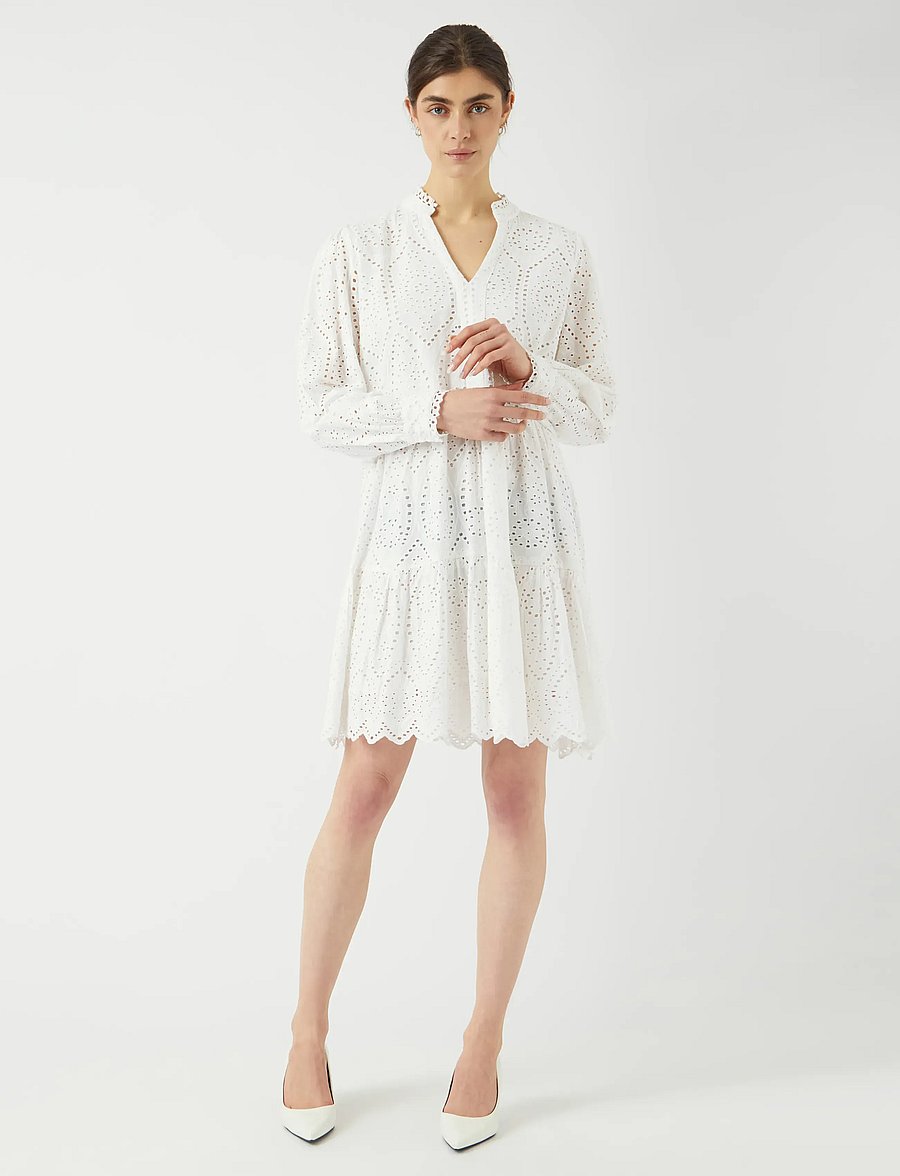 YAS - YASHOLI LS DRESS S. NOOS - sommerkjoler - star white - 4