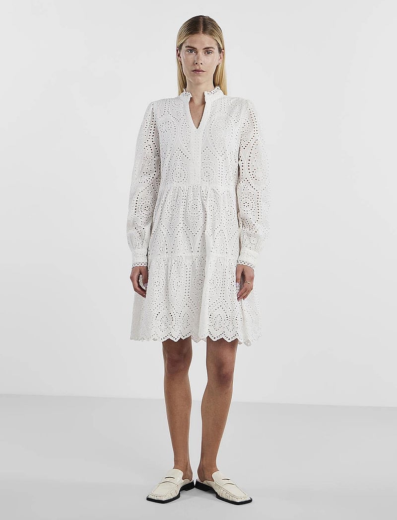 YAS - YASHOLI LS DRESS S. NOOS - konfirmatsioon - star white - 5