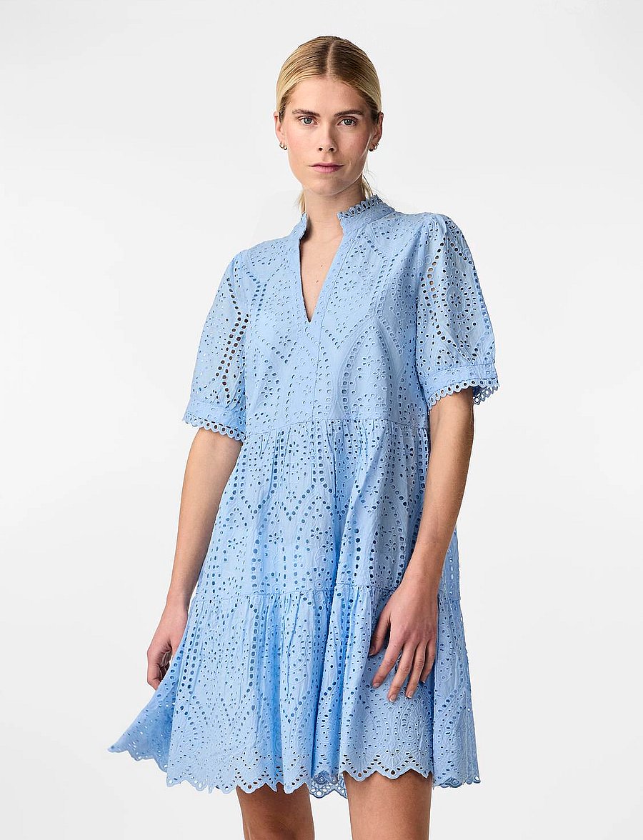 YAS - YASHOLI SS DRESS S. NOOS - konfirmation - clear sky - 0