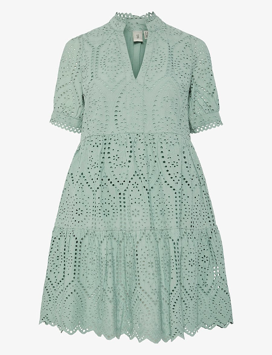 YAS - YASHOLI SS DRESS S. NOOS - konfirmation - iceberg green - 1