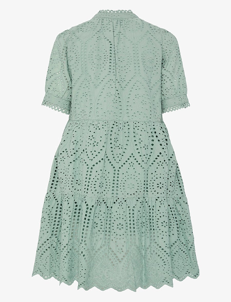 YAS - YASHOLI SS DRESS S. NOOS - konfirmation - iceberg green - 2