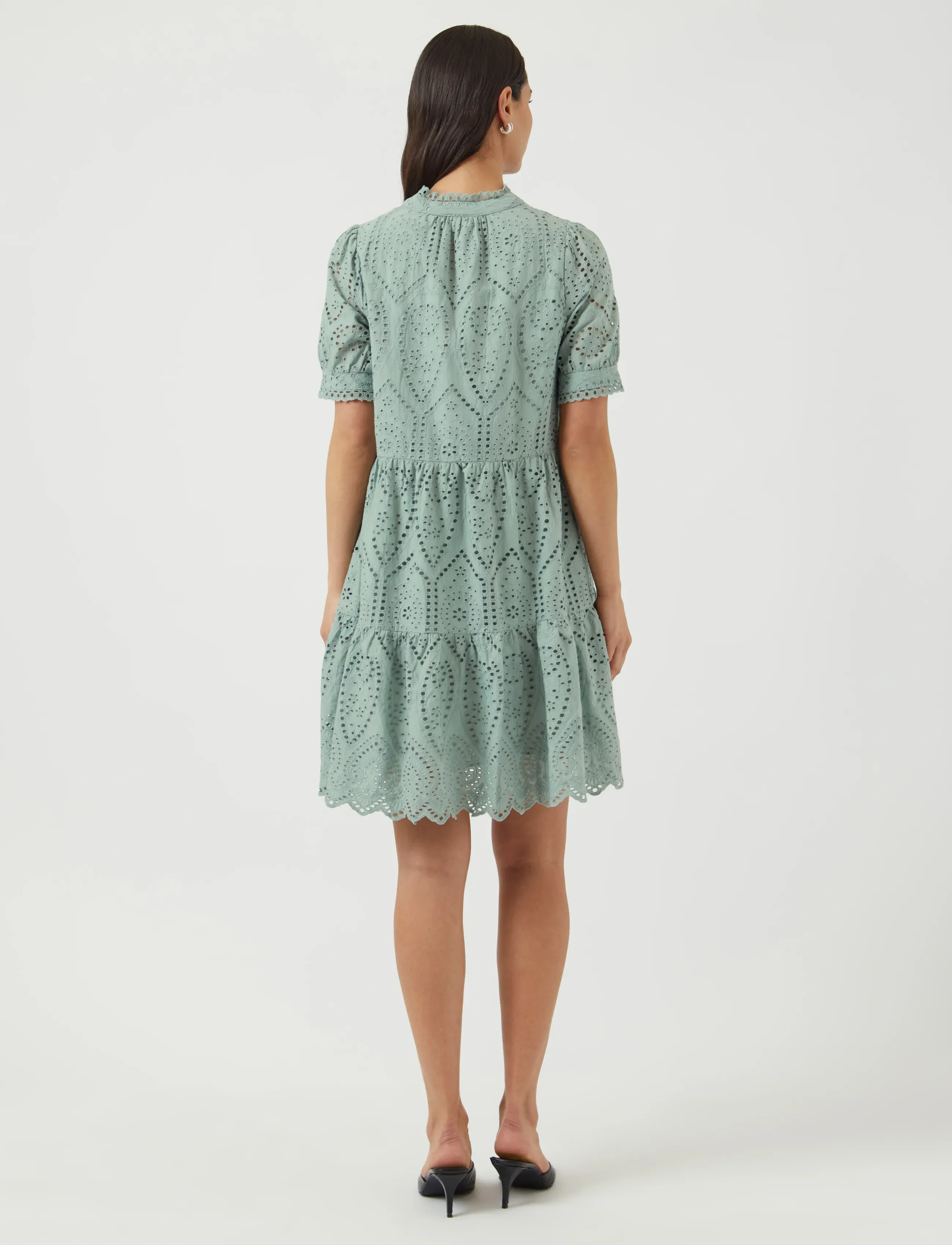 YAS - YASHOLI SS DRESS S. NOOS - confirmation - iceberg green - 3