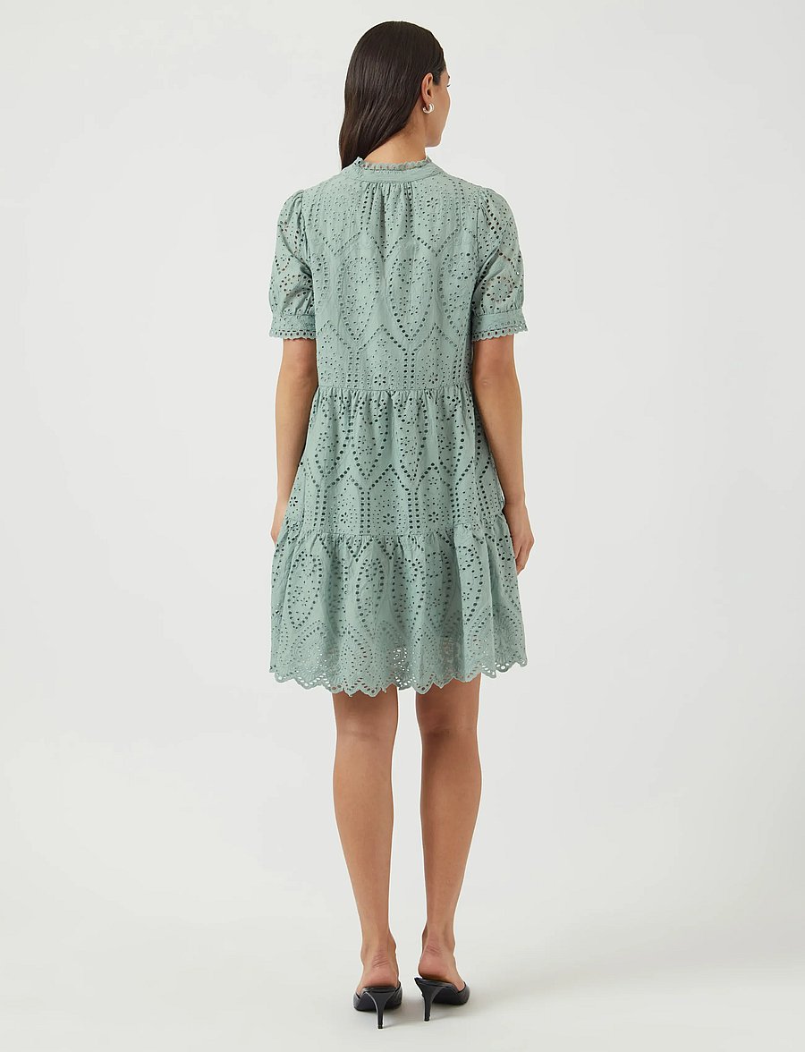 YAS - YASHOLI SS DRESS S. NOOS - konfirmation - iceberg green - 3