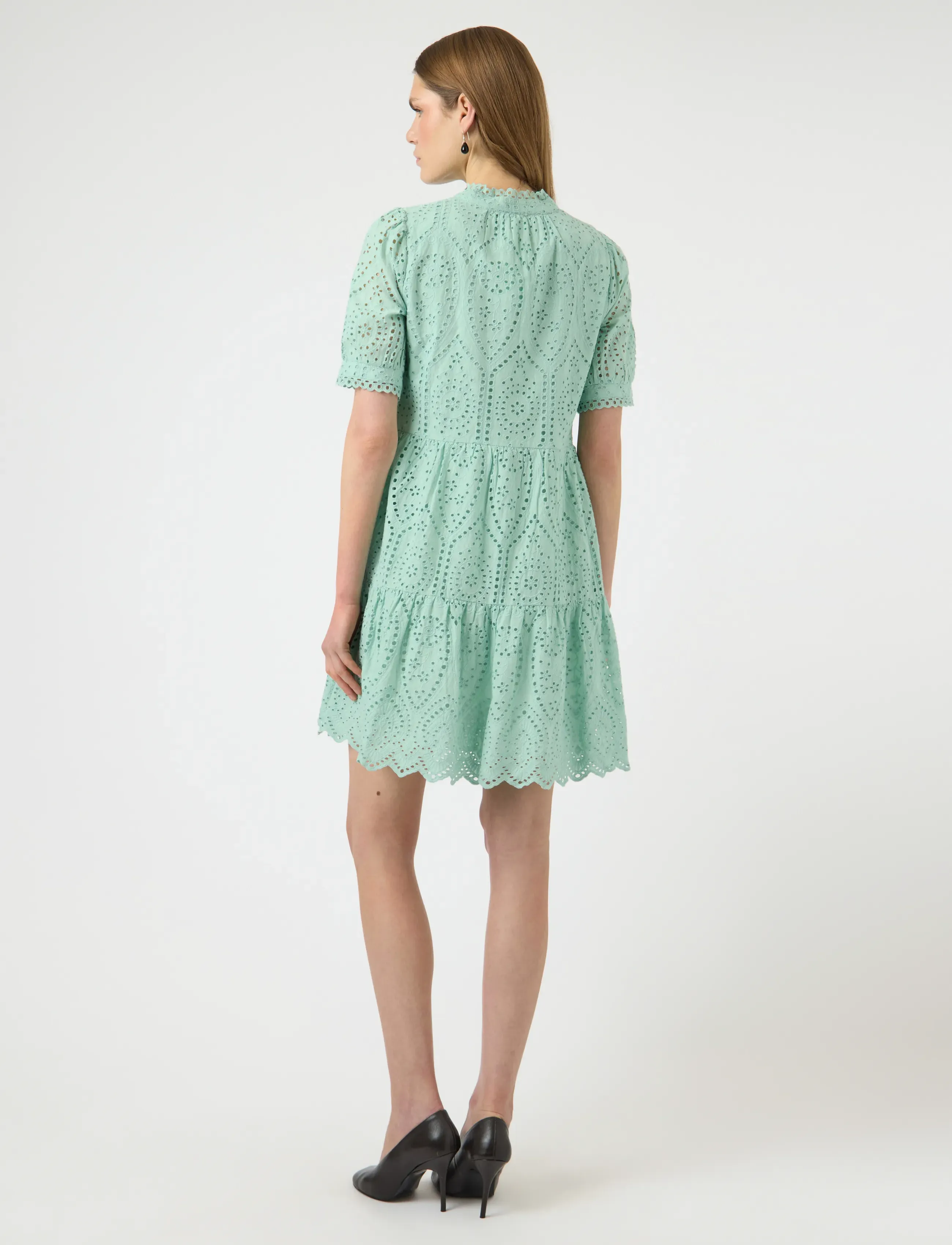 YAS - YASHOLI SS DRESS S. NOOS - konfirmationstøj - lichen - 3