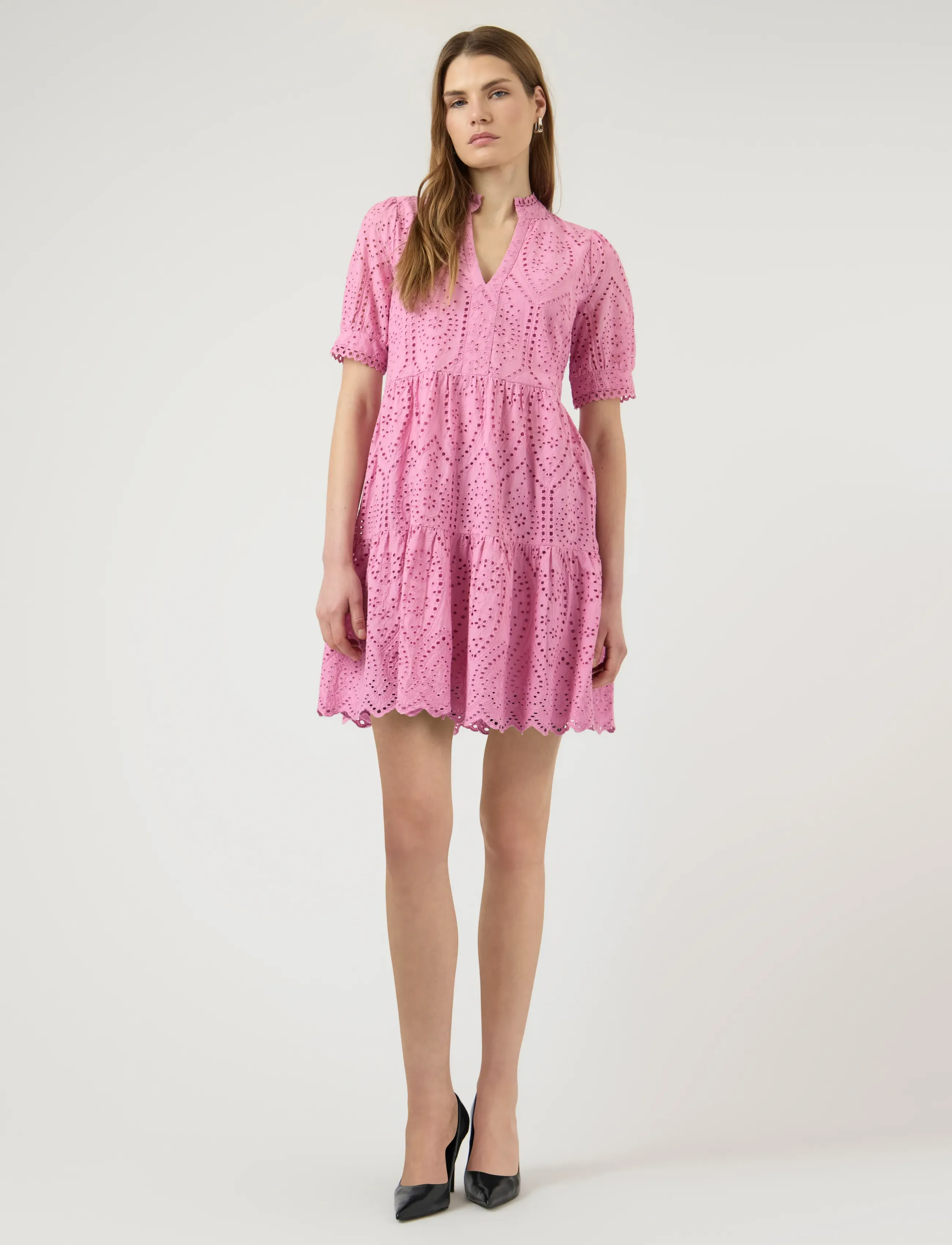 YAS holi Ss Dress S. Noos, M, Dresses, Rosa - Short Dress, Frauen
