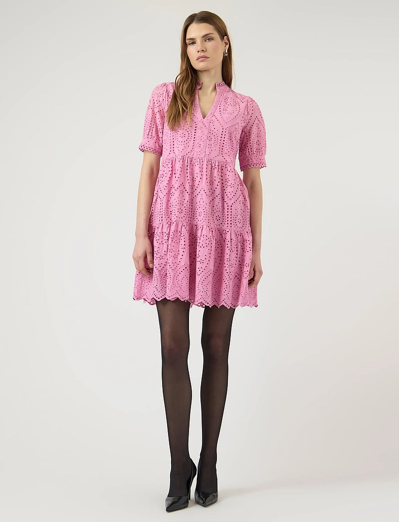YAS - YASHOLI SS DRESS S. NOOS - konfirmationstøj - moonlite mauve - 0