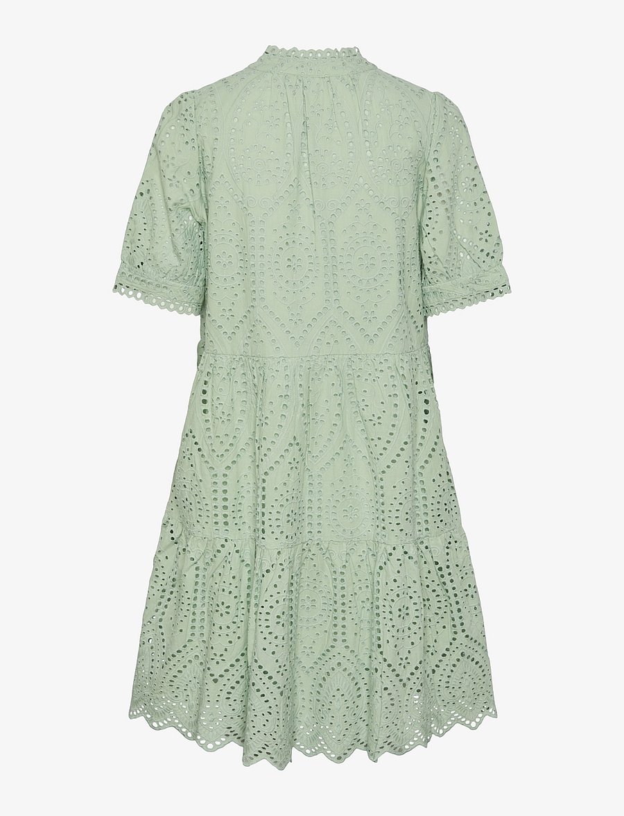 YAS - YASHOLI SS DRESS S. NOOS - konfirmation - quiet green - 2
