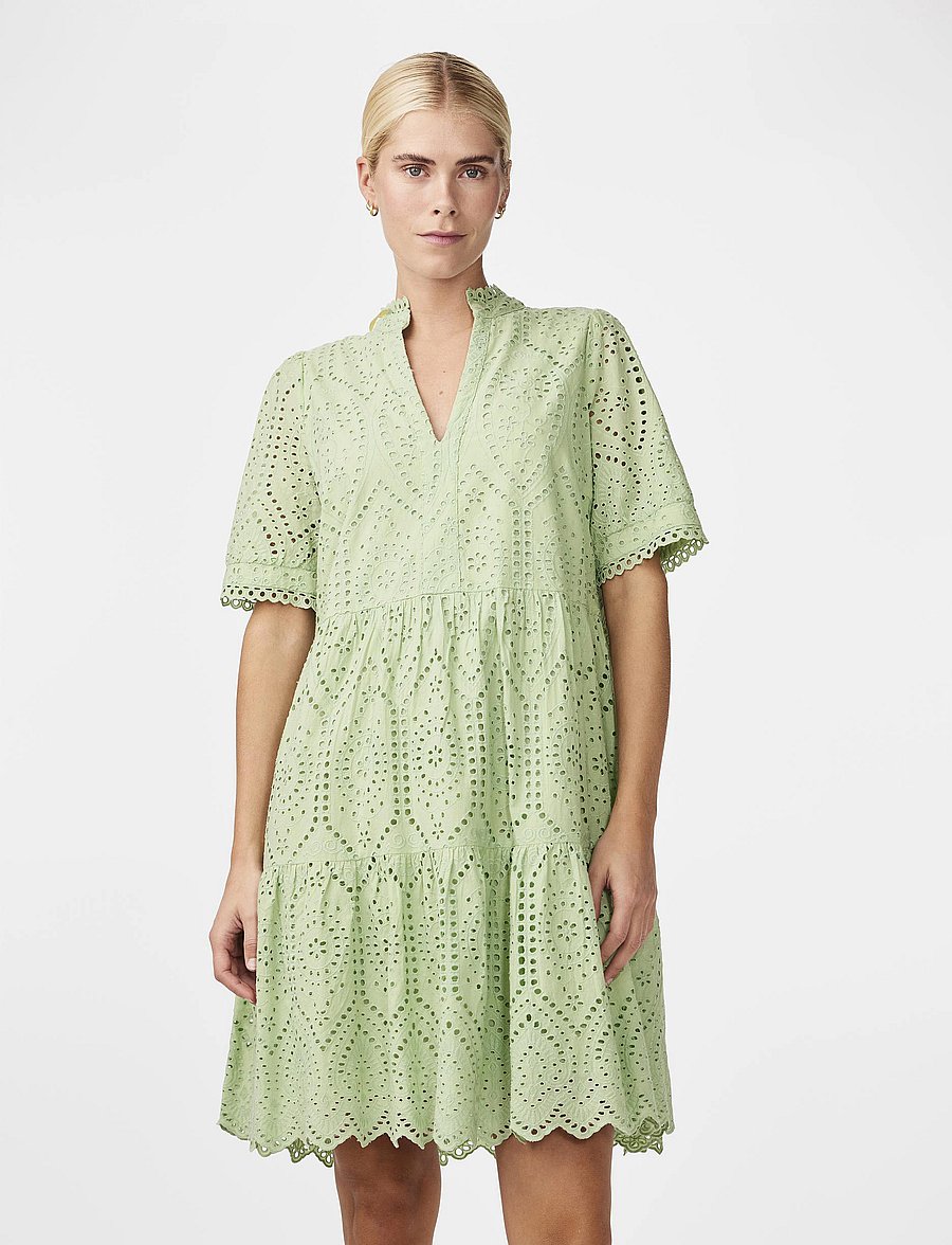 YAS - YASHOLI SS DRESS S. NOOS - konfirmation - quiet green - 0