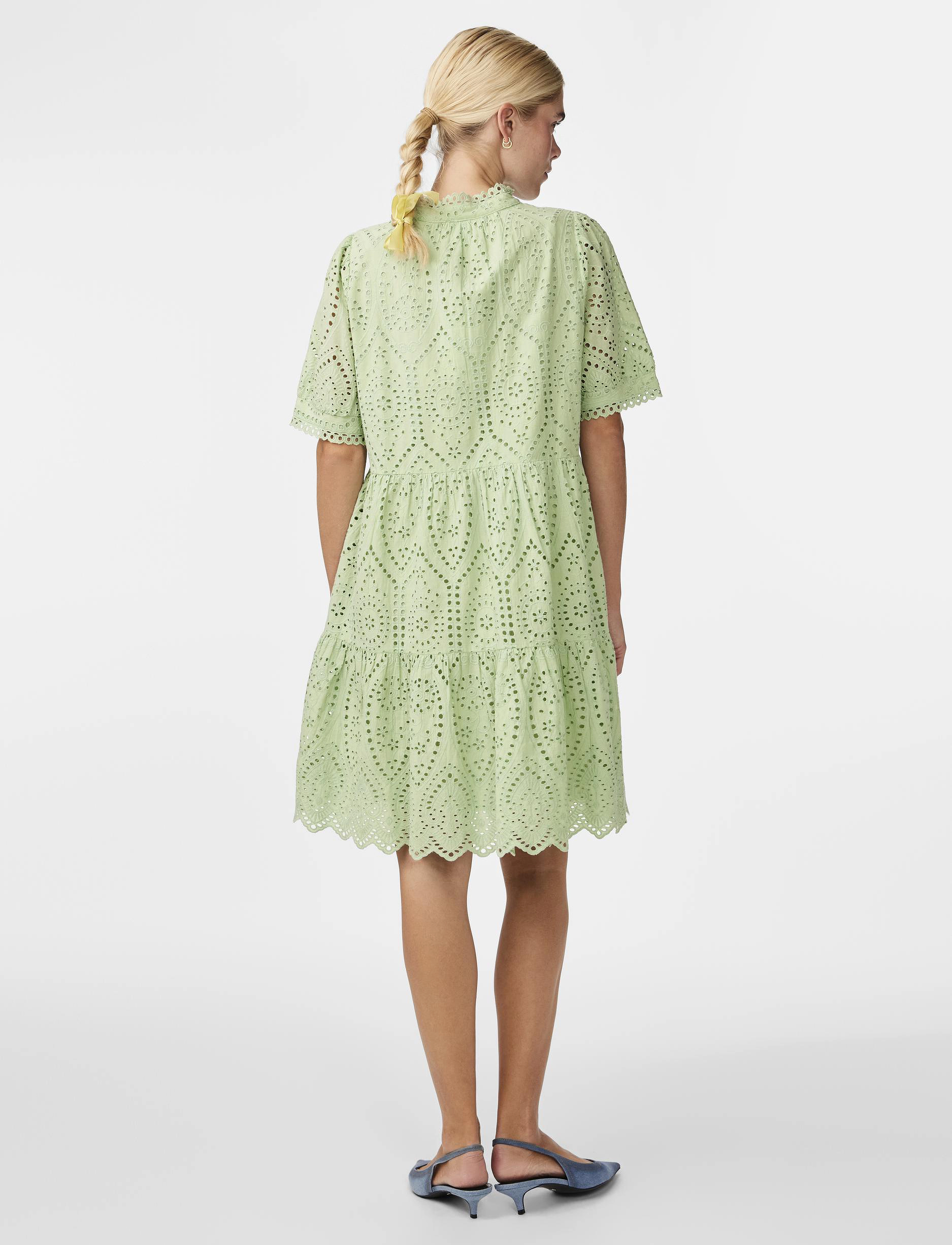 YAS - YASHOLI SS DRESS S. NOOS - konfirmation - quiet green - 3
