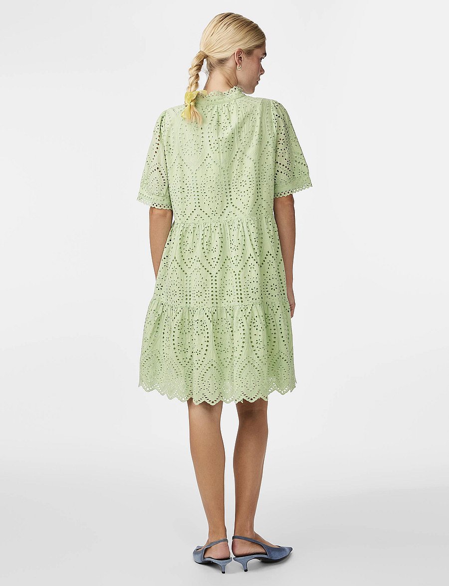 YAS - YASHOLI SS DRESS S. NOOS - konfirmation - quiet green - 3