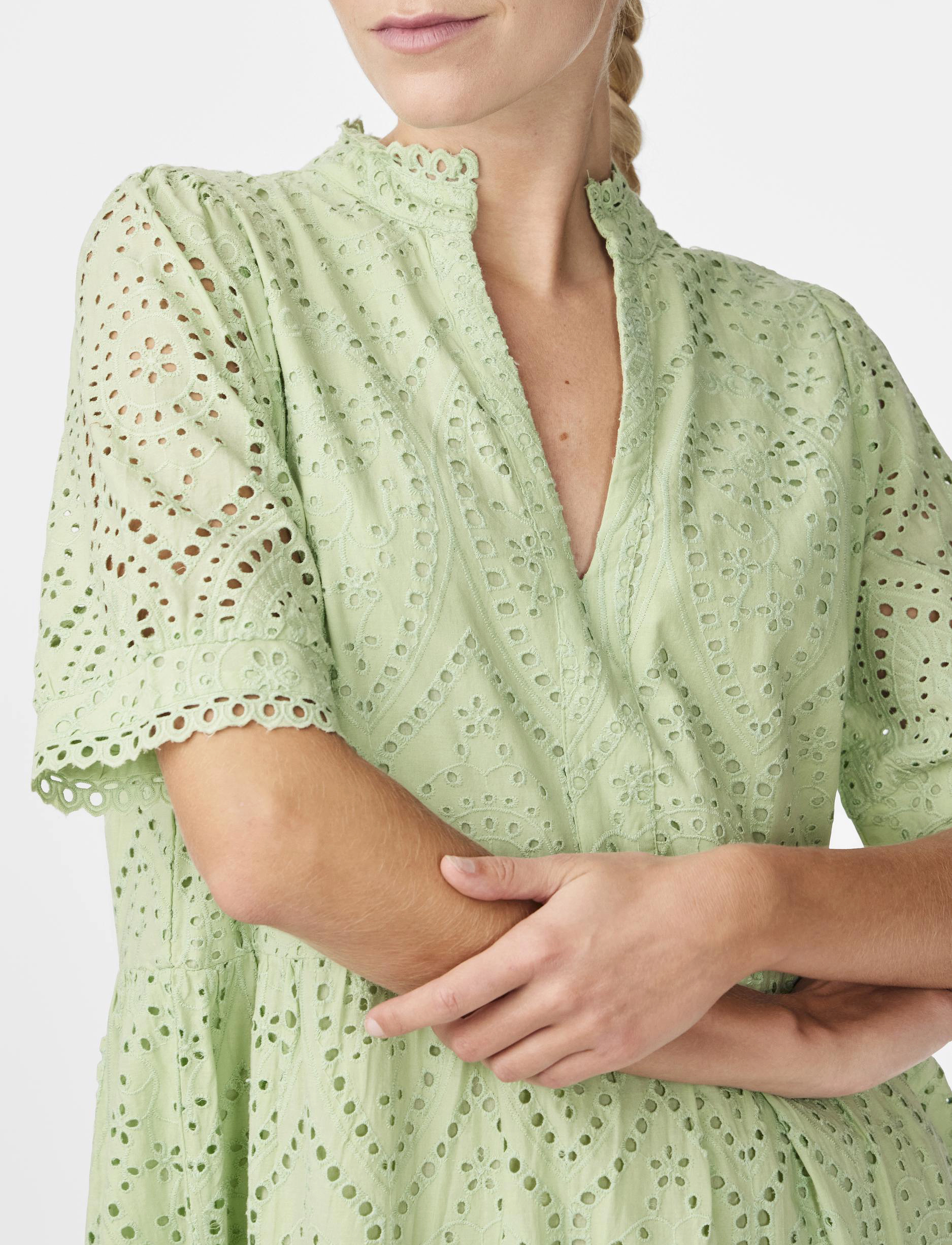 YAS - YASHOLI SS DRESS S. NOOS - konfirmation - quiet green - 4