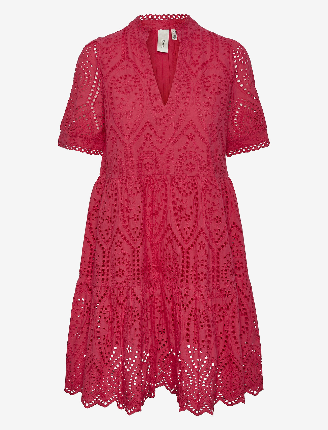 YAS - YASHOLI SS DRESS S. NOOS - summer dresses - raspberry sorbet - 1