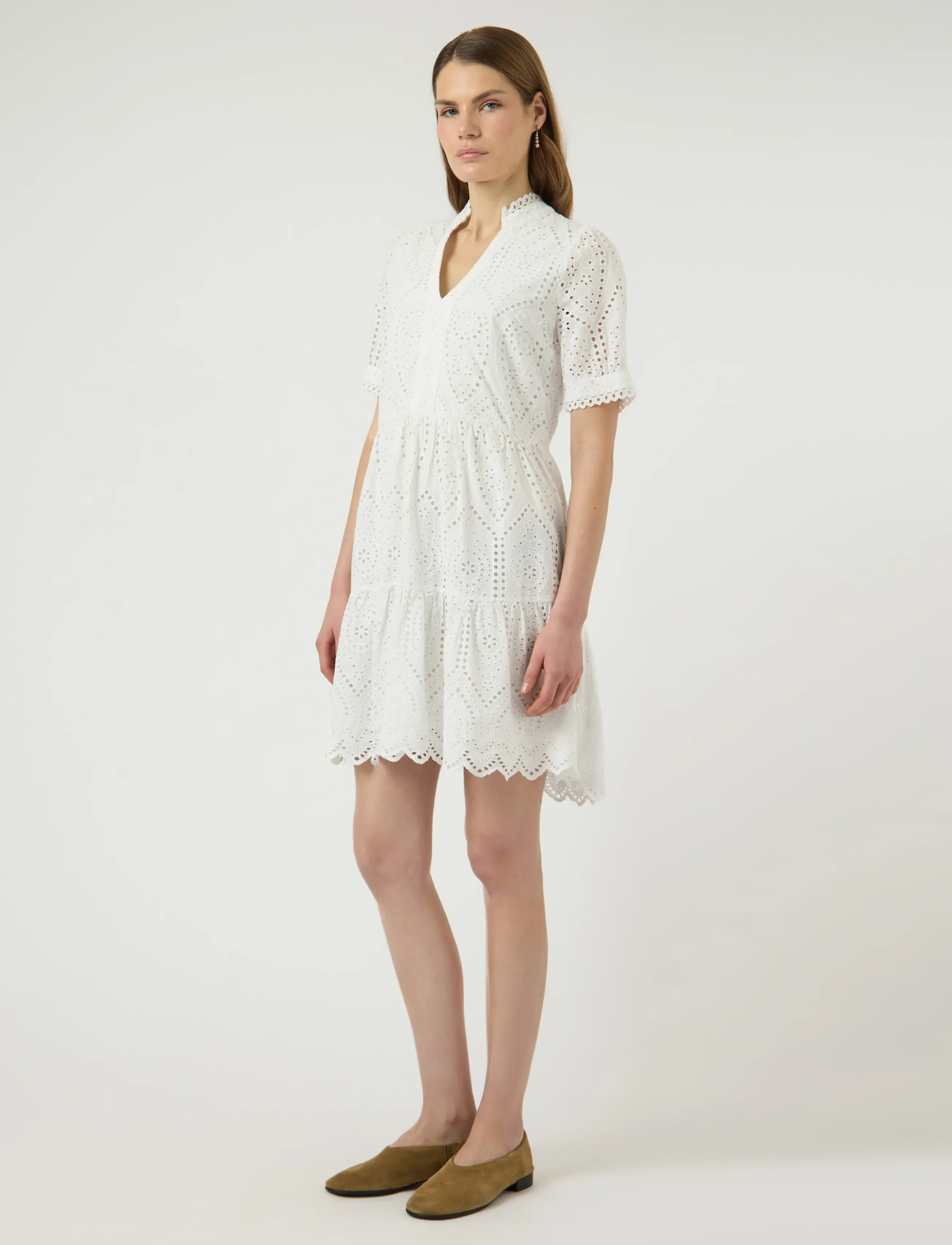 YAS - YASHOLI SS DRESS S. NOOS - konfirmation - star white - 4
