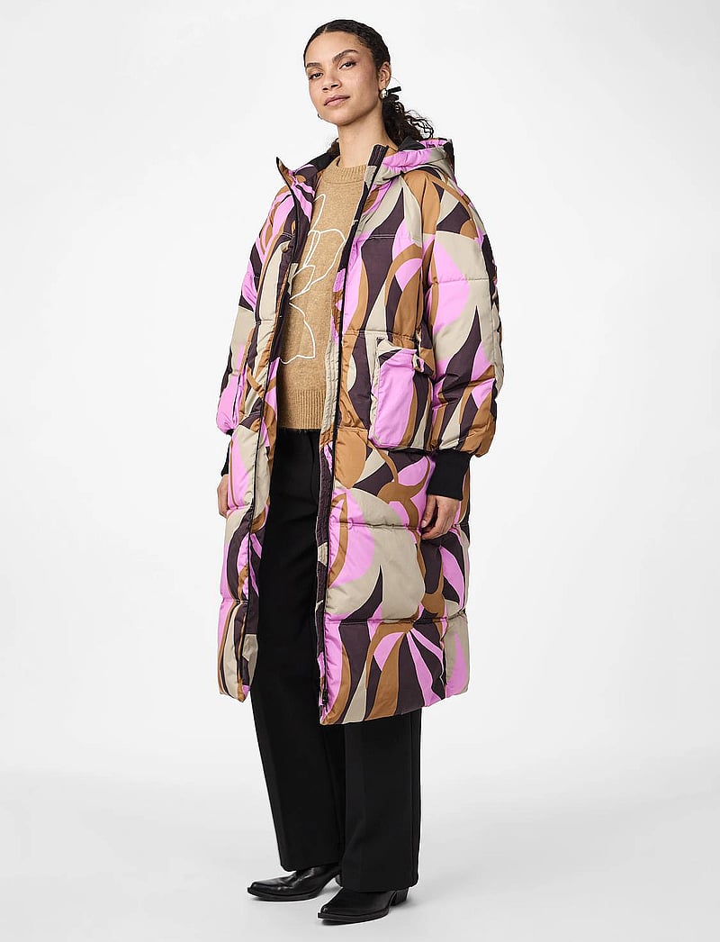 YAS - YASSIMILLY PADDED COAT S. - voodriga mantlid - abbey stone - 5