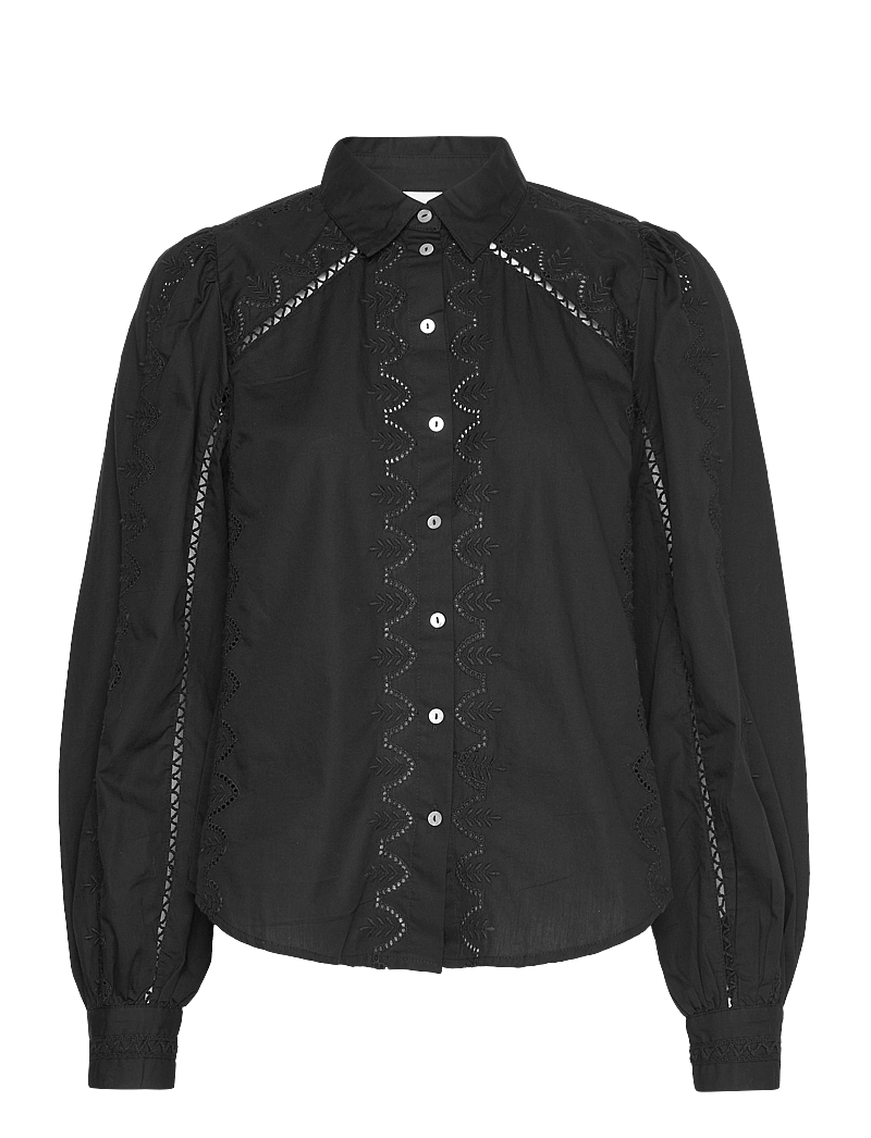 YAS - YASKENORA LS SHIRT S. NOOS - langärmlige hemden - black - 1