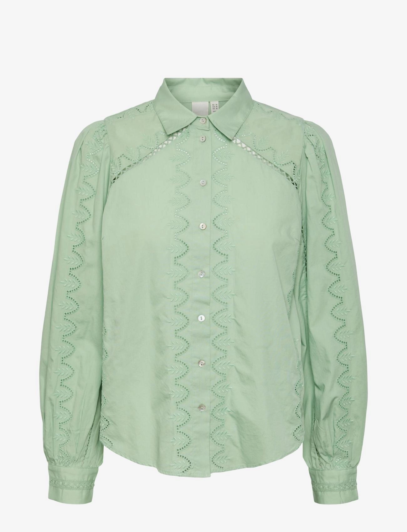YAS YASKENORA LS SHIRT S. NOOS - YAS - QUIET GREEN / green