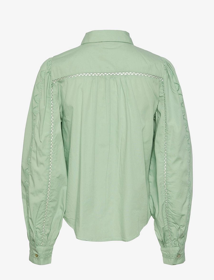 YAS - YASKENORA LS SHIRT S. NOOS - krekli ar garām piedurknēm - quiet green - 2
