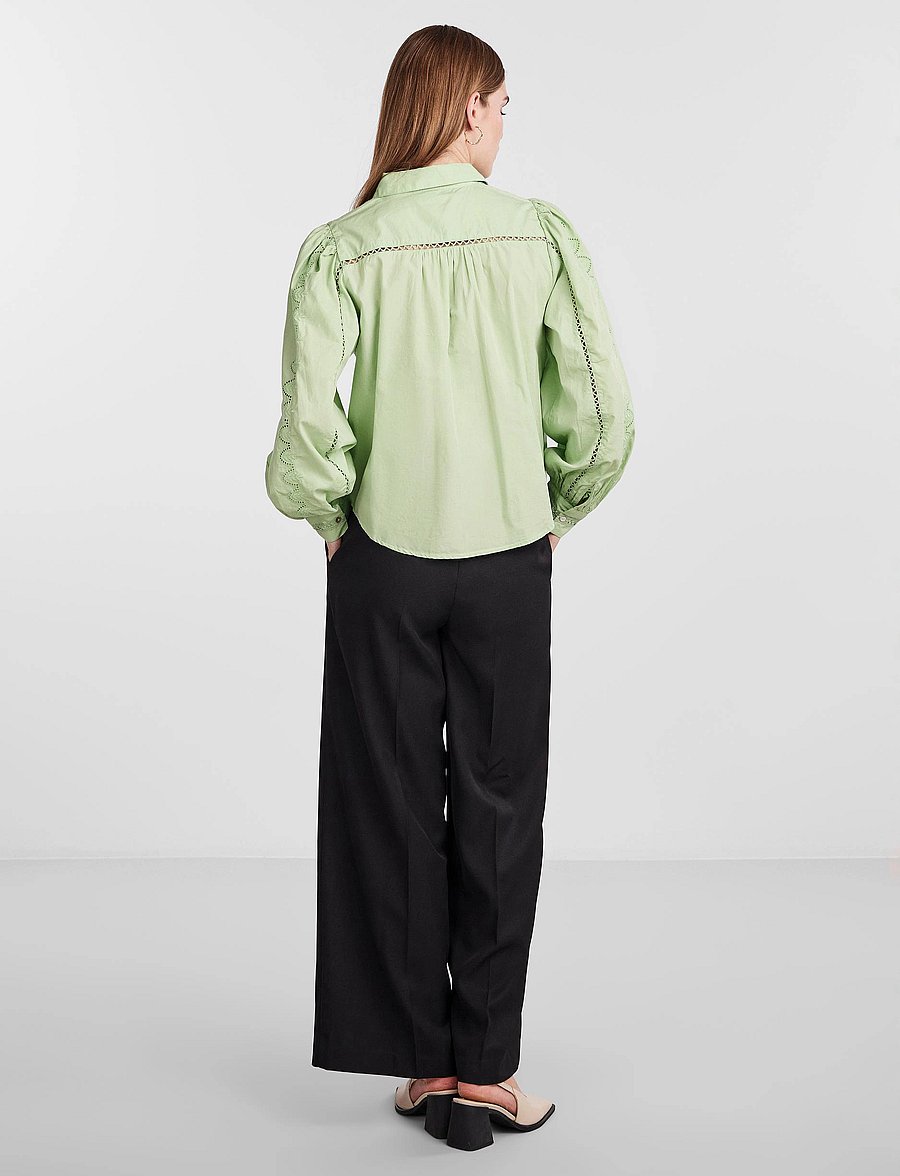YAS - YASKENORA LS SHIRT S. NOOS - krekli ar garām piedurknēm - quiet green - 3