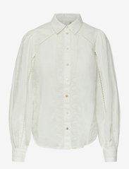 YAS - YASKENORA LS SHIRT S. NOOS - long-sleeved shirts - star white - 0