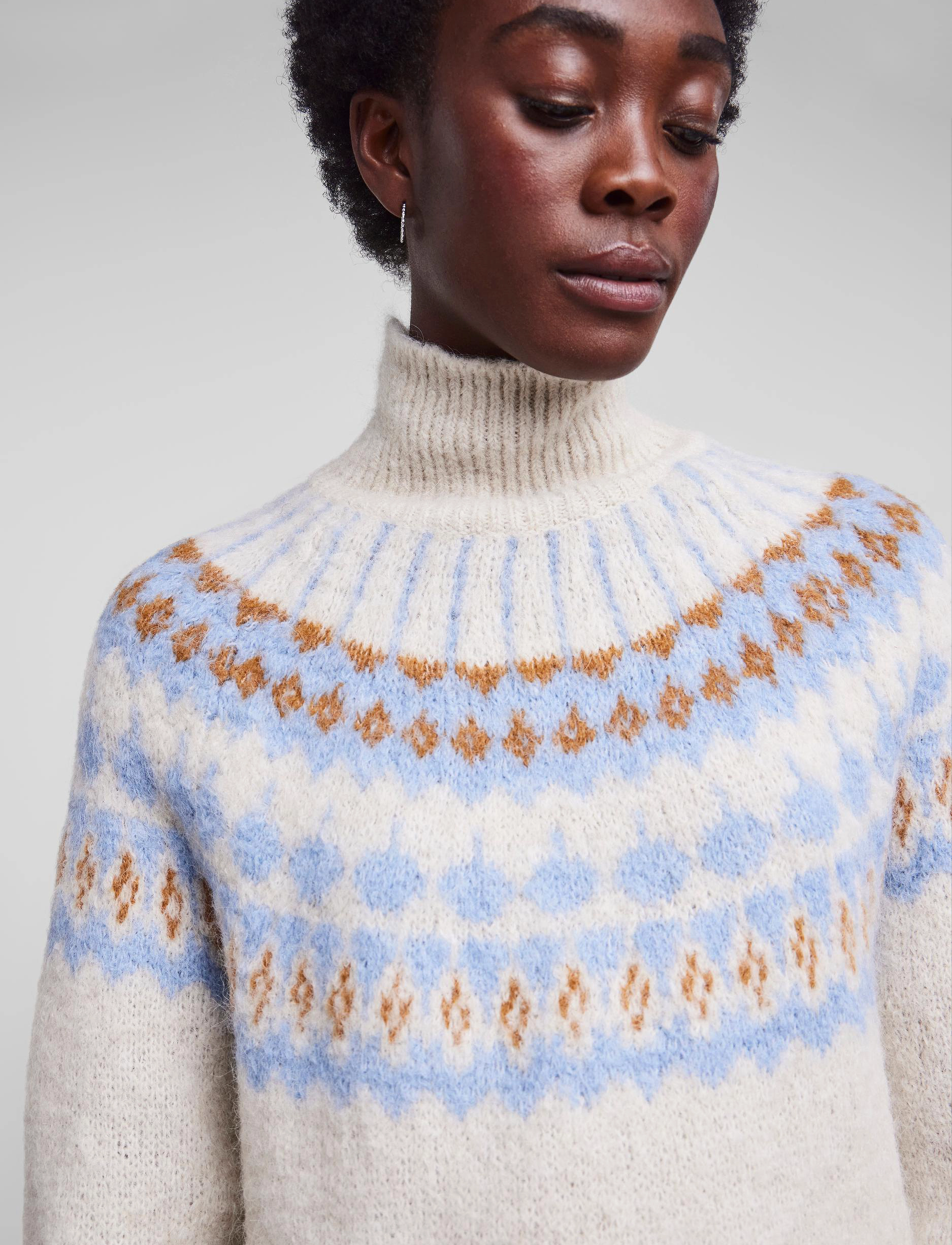 YAS - YASISTA LS KNIT DRESS S. - moonstruck - 5