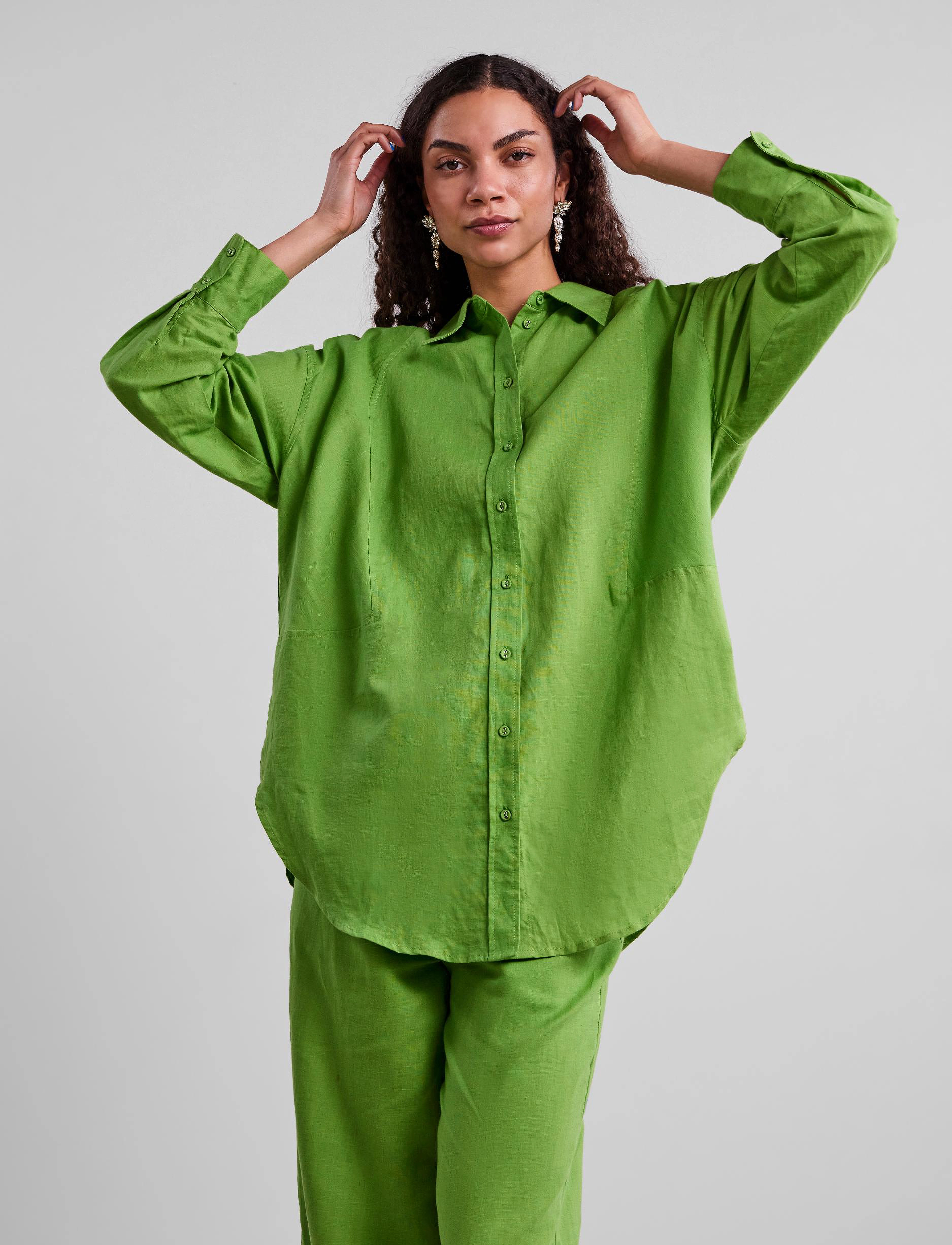 YAS - YASORNELLA LS SHIRT - CA - foliage - 2
