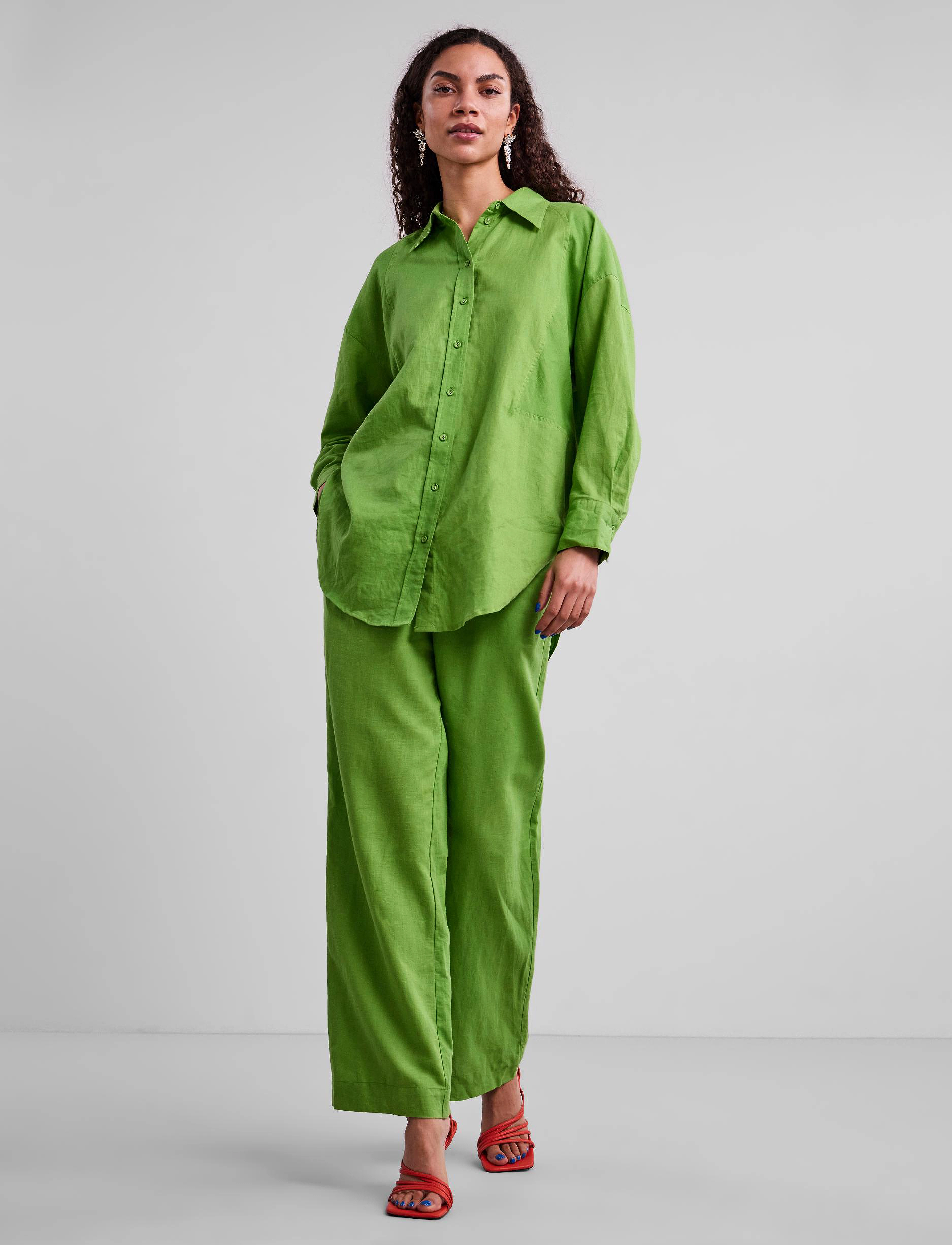 YAS - YASORNELLA LS SHIRT - CA - foliage - 5