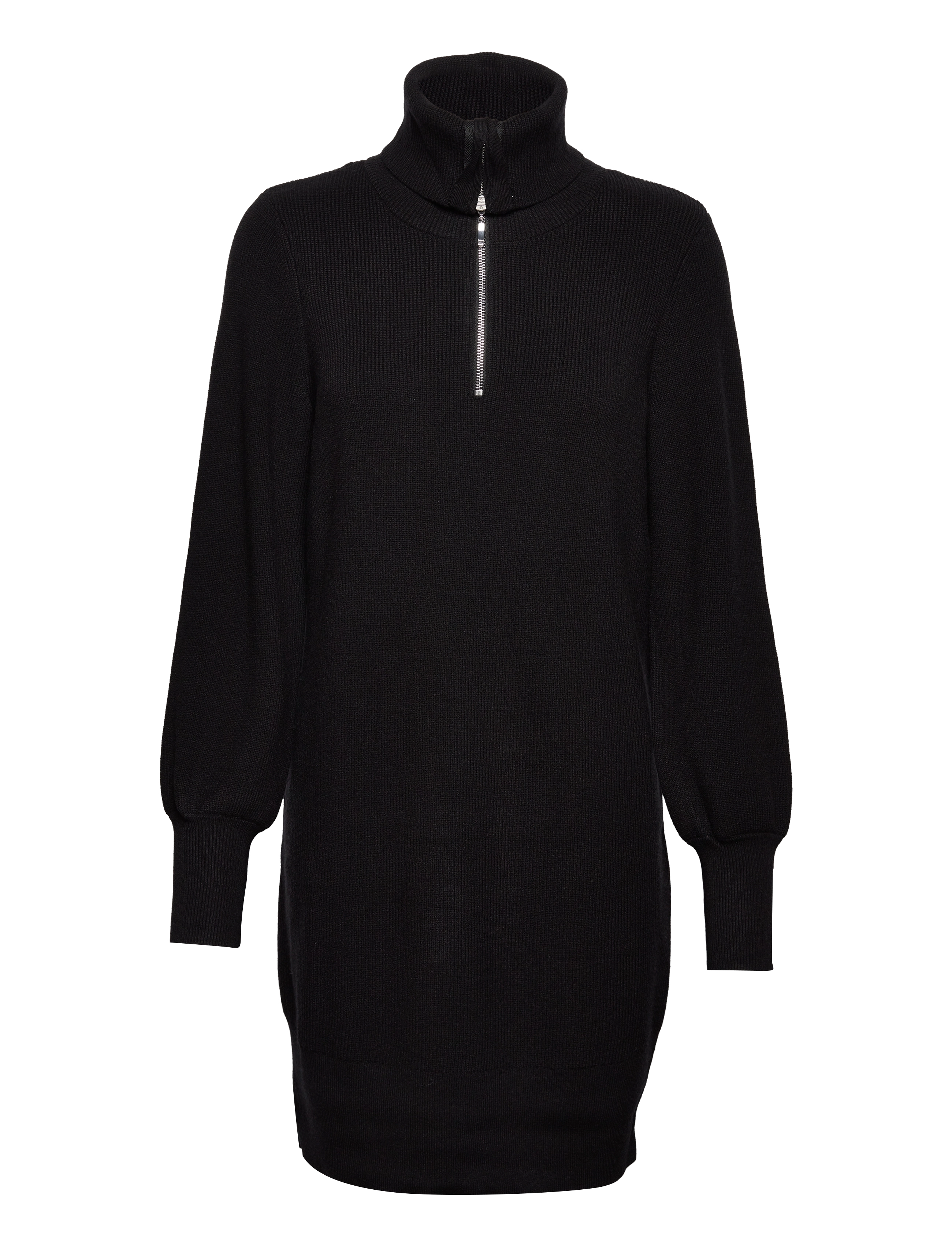 YAS - YASDALMA LS ZIP KNIT DRESS S. - black - 2