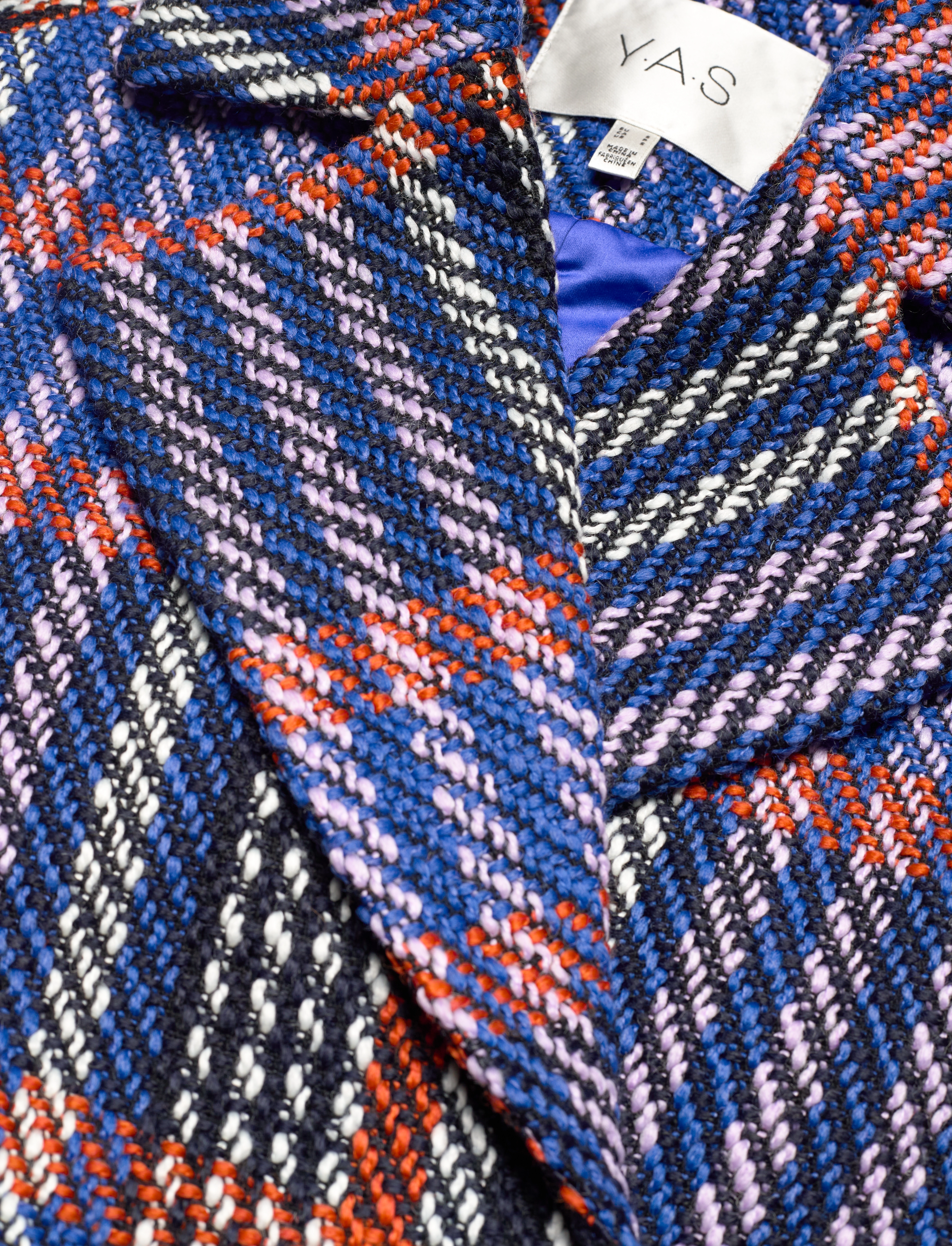 YAS - YASIVERA WOOL MIX COAT S. - dazzling blue - 4