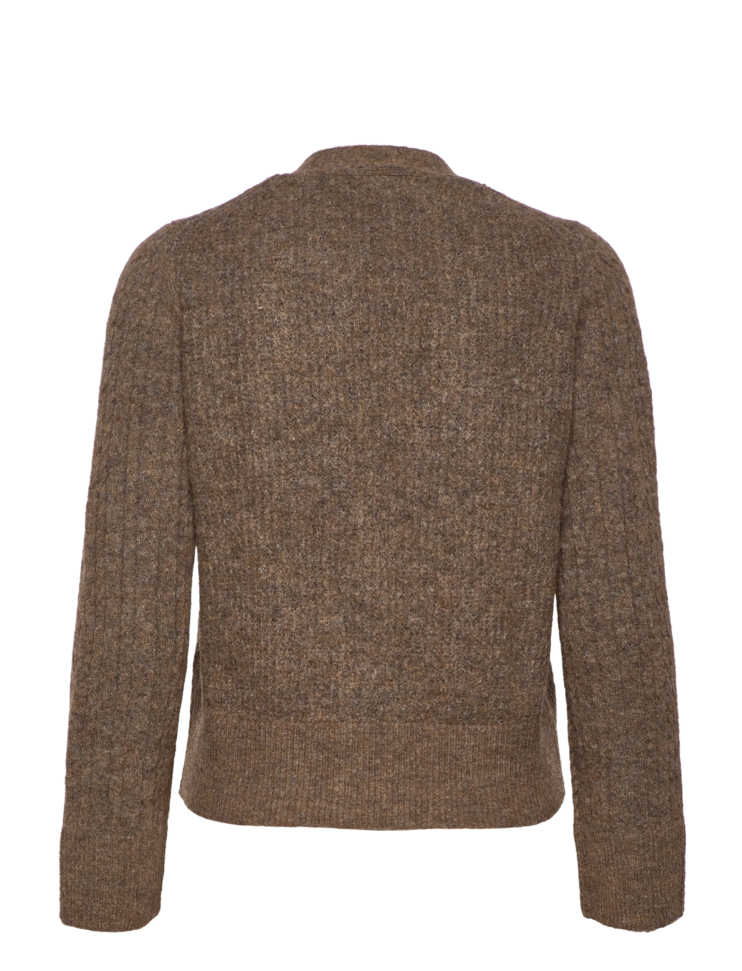 YAS - YASSALUM LS KNIT CARDIGAN S. - teak - 1