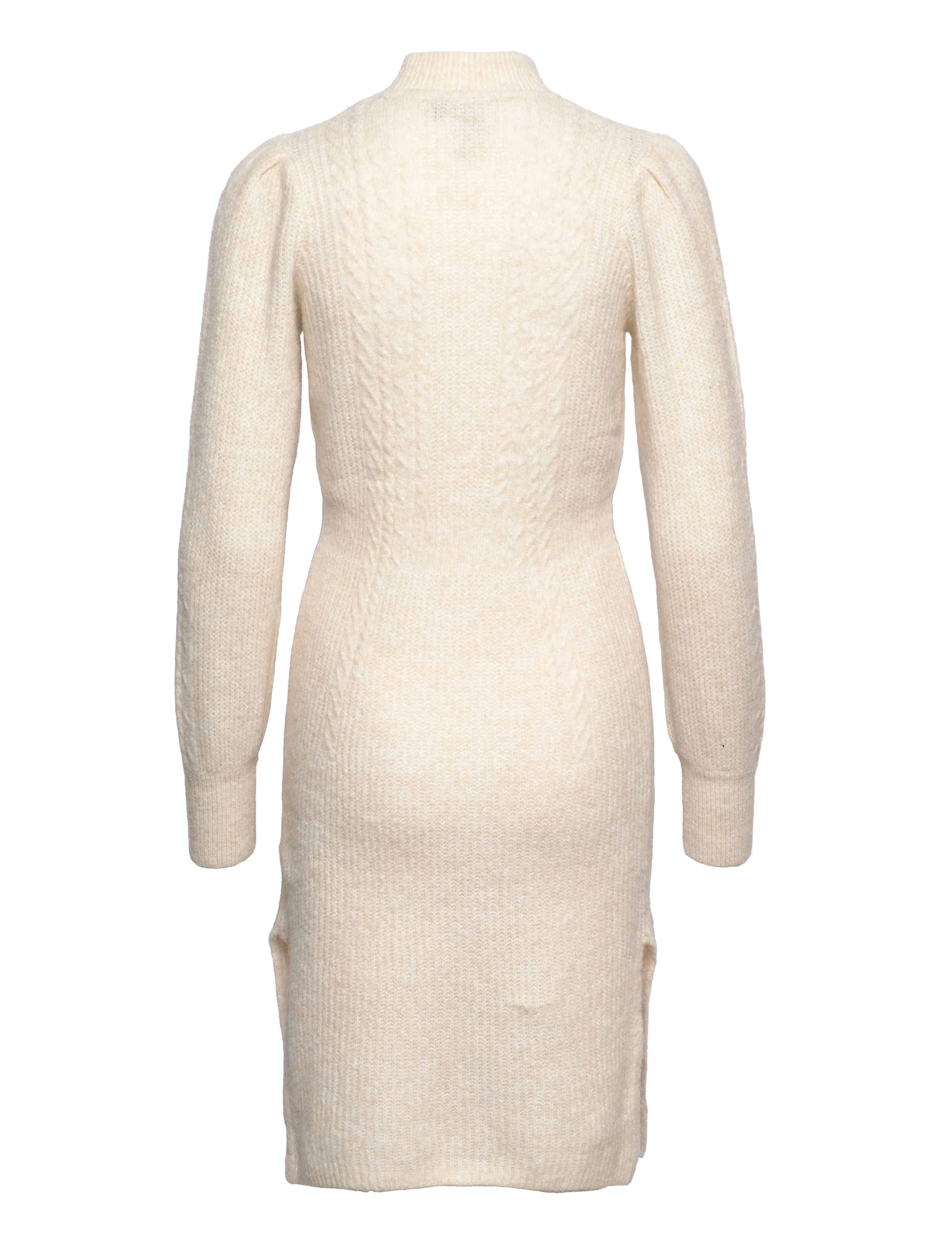 YAS - YASSALUM LS KNIT DRESS S. - birch - 1