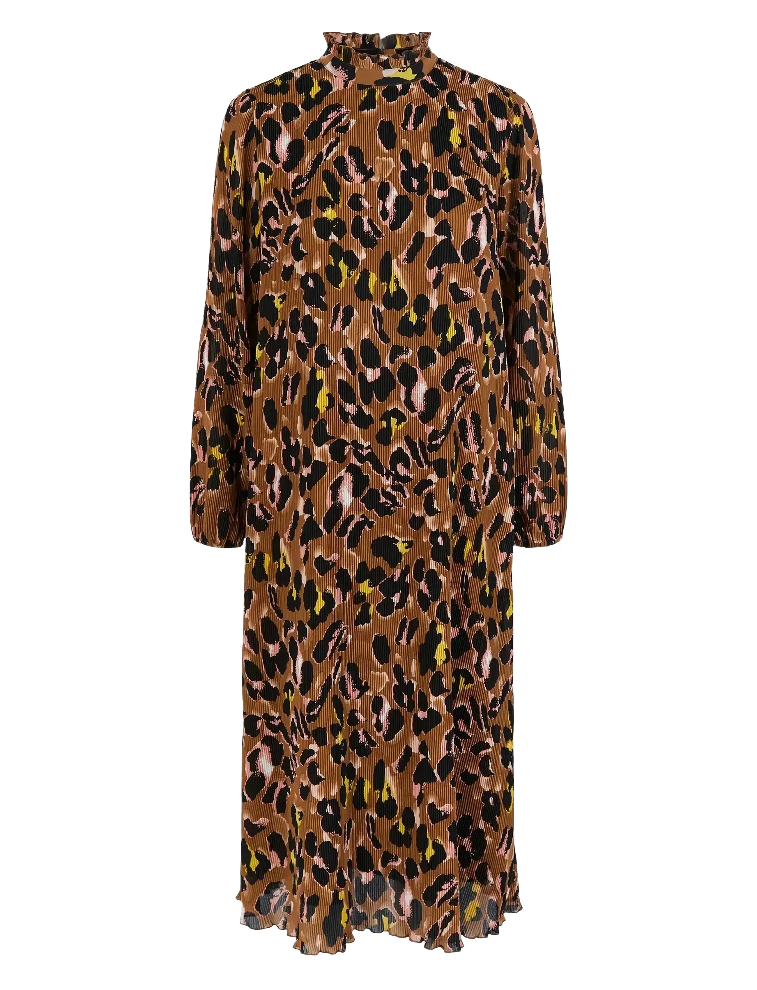 YAS Yaspippa Ls Midi Kleid S. Patterned - XS - Damen