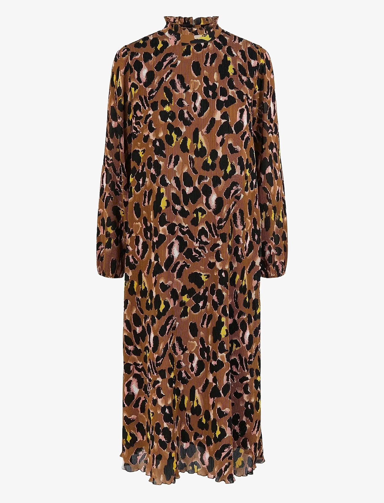 YAS - YASPIPPA LS MIDI DRESS S. - midi kjoler - toffee - 1