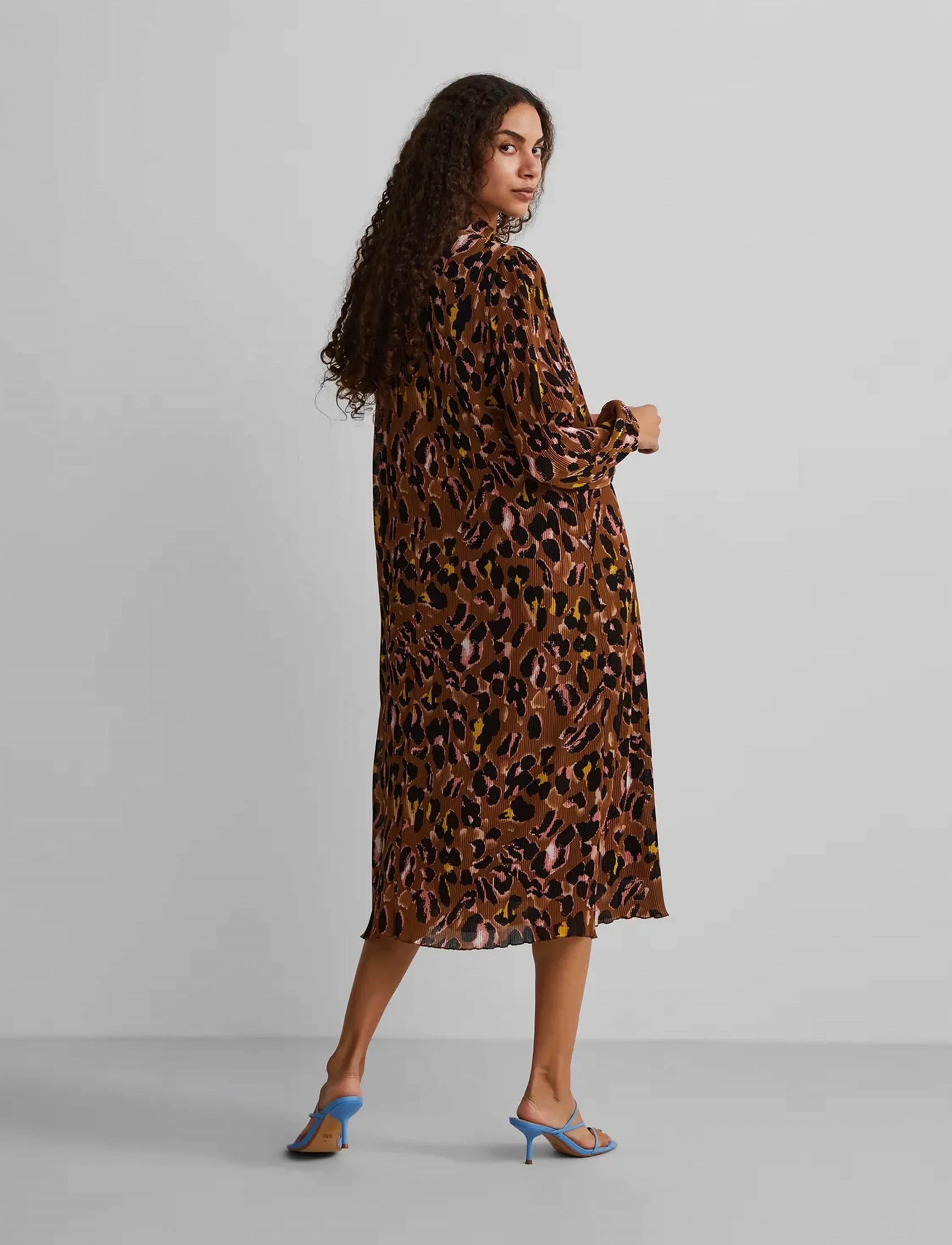 YAS - YASPIPPA LS MIDI DRESS S. - midikleider - toffee - 3