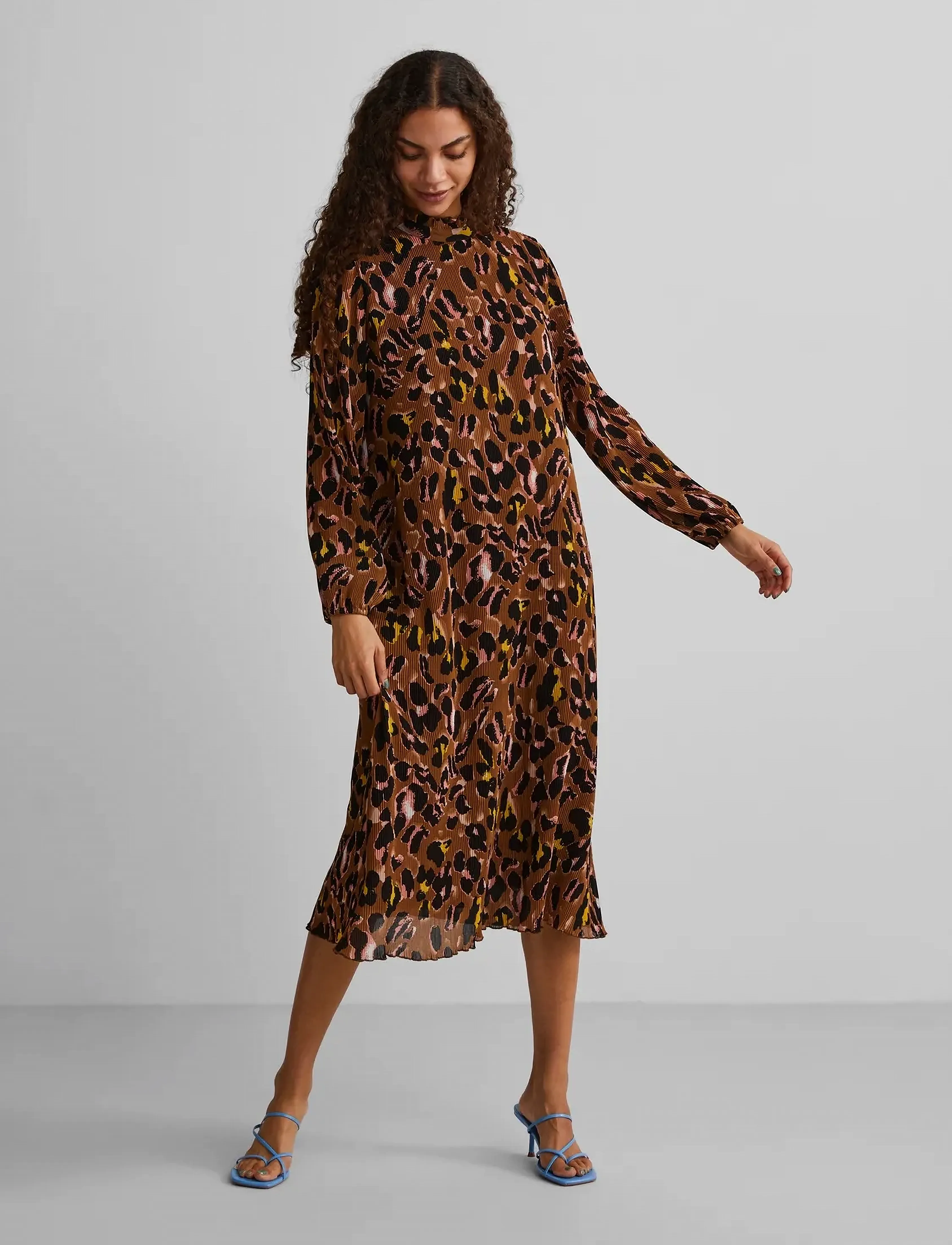 YAS - YASPIPPA LS MIDI DRESS S. - midikleider - toffee - 4