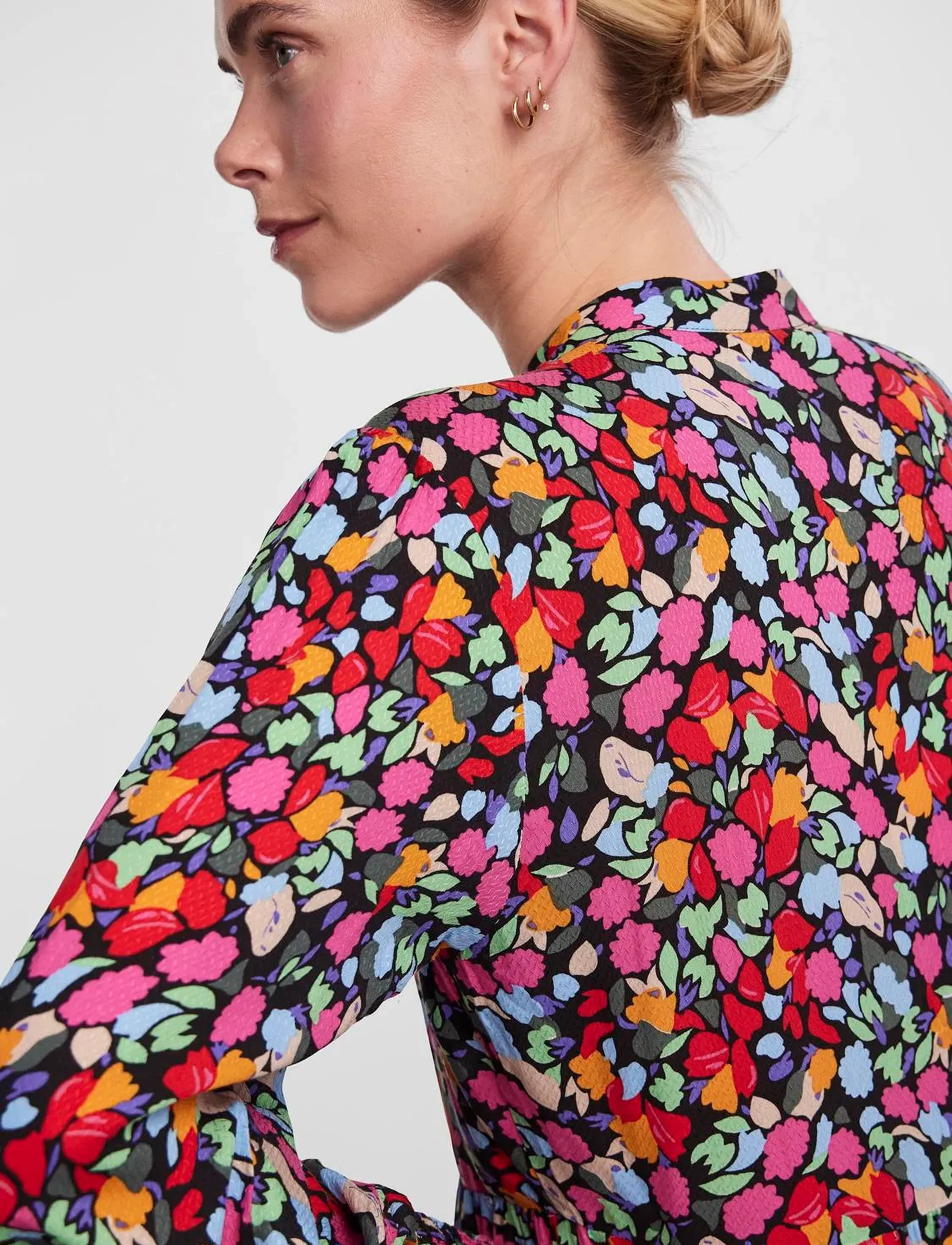 YAS - YASALIRA LS LONG SHIRT DRESS S. NOOS - hemdkleider - garden topiary - 4