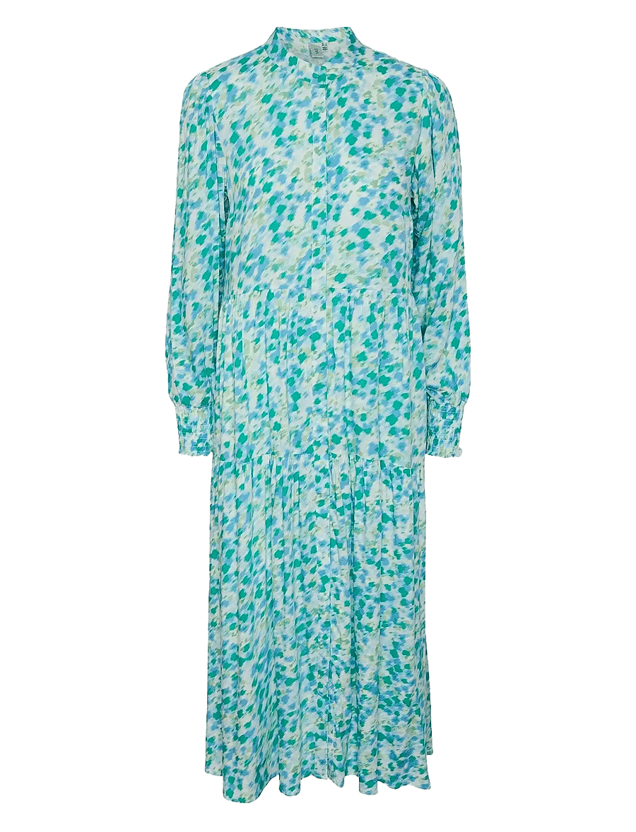 YAS - YASALIRA LS LONG SHIRT DRESS S. NOOS - paitamekot - quiet green - 0