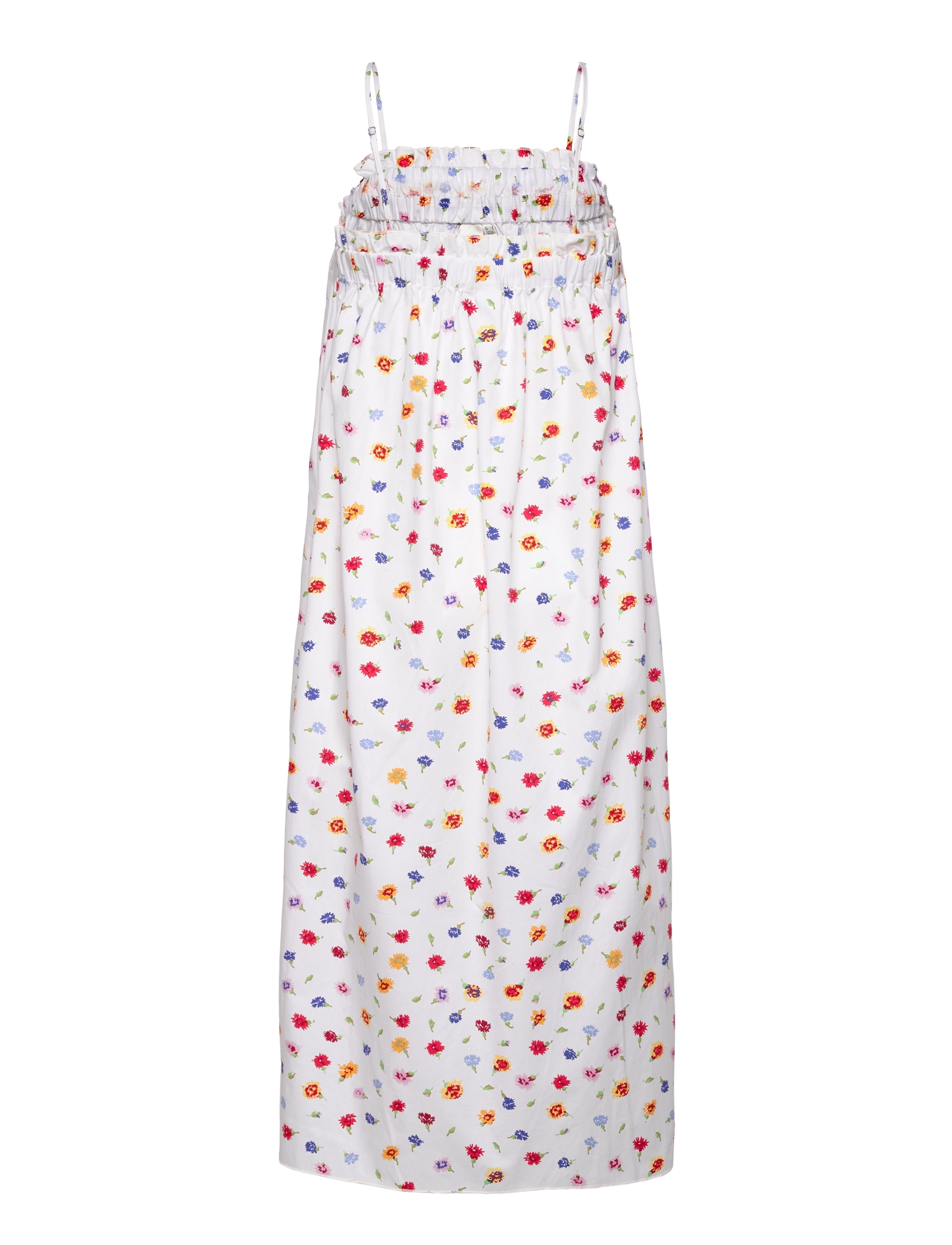 YAS - YASGARDENLY STRAP LONG DRESS S. - CA - bright white - 1