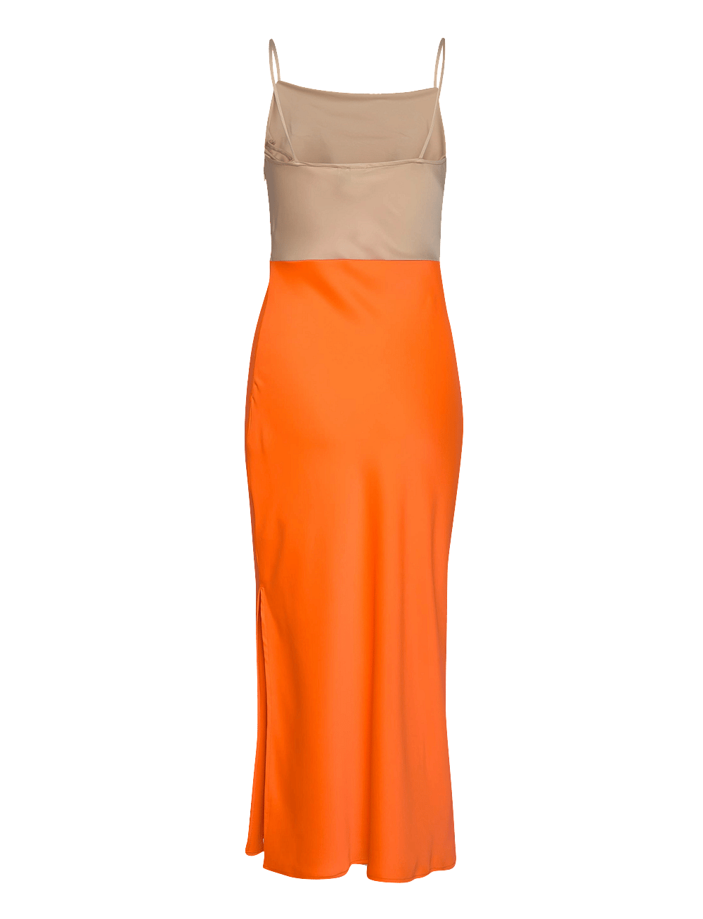 yas orange dress YAS Tall YASSAVANNA LONG SHIRT DRESS - Maxi dress - orange pepper/fuchsia purple/orange