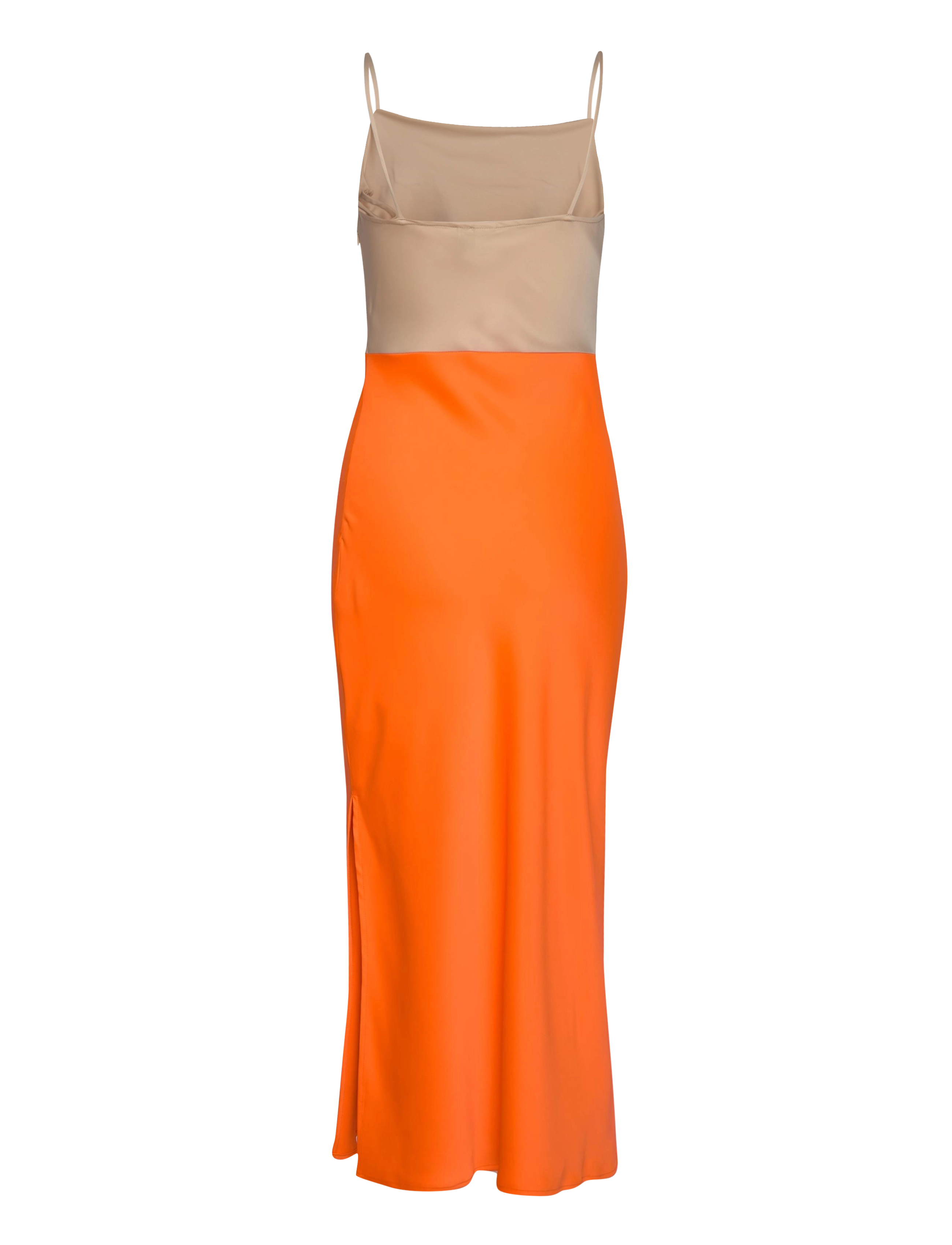 YAS - YASKALINA STRAP LONG DRESS S. - CA - shocking orange - 1