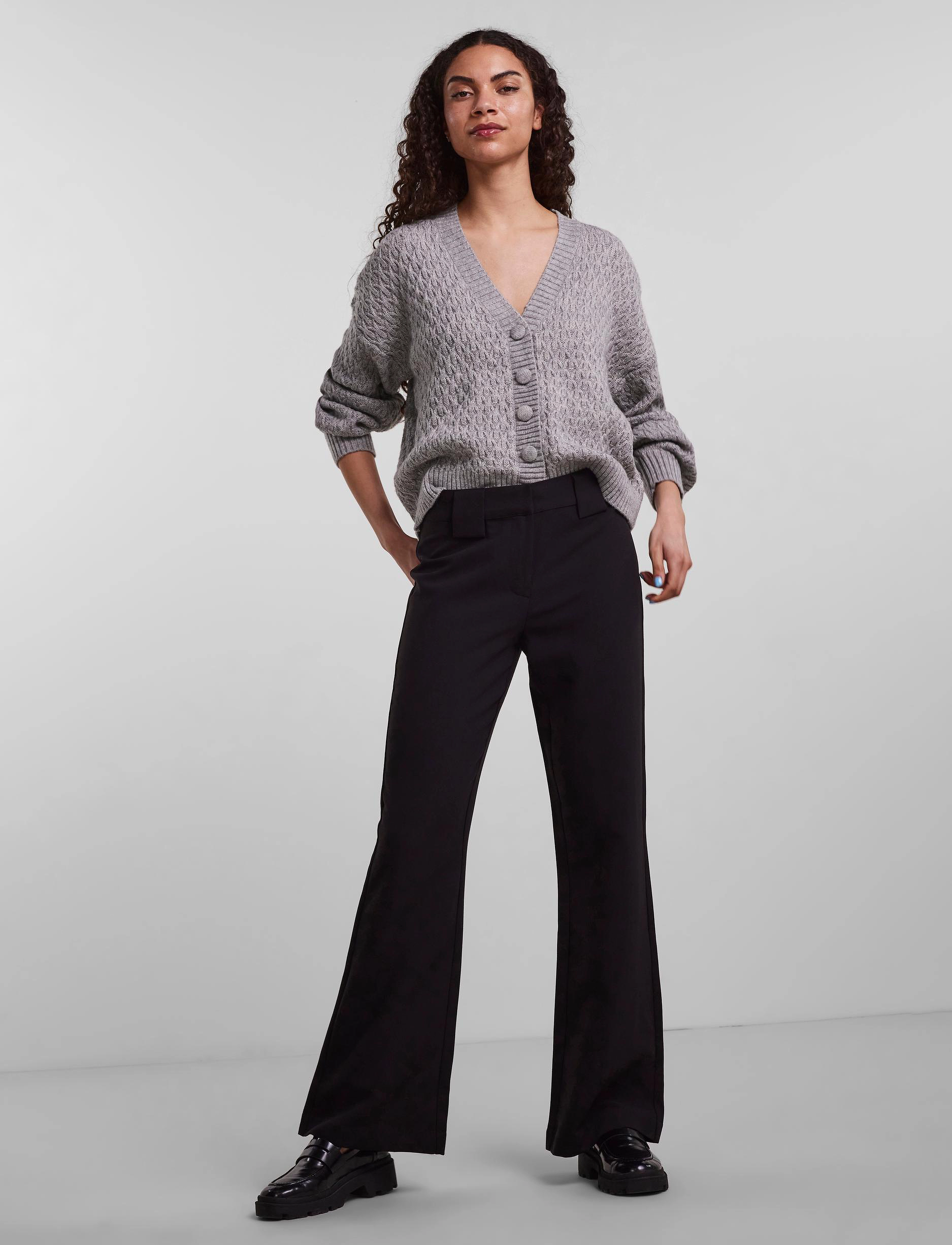 YAS - YASNUTEO MW FLARE PANT - black - 4