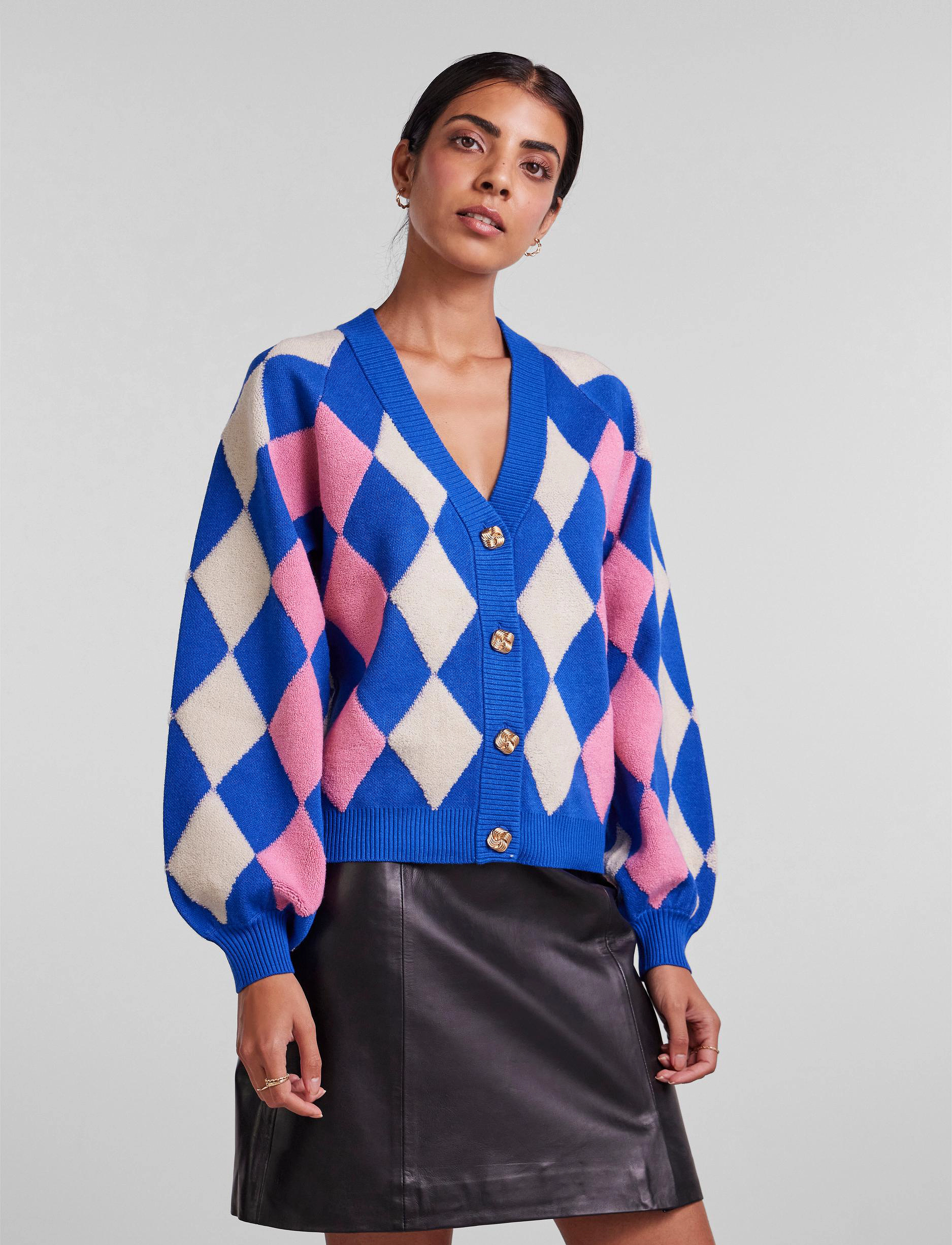 YAS - YASARGYLE LS KNIT CARDIGAN - nautical blue - 2