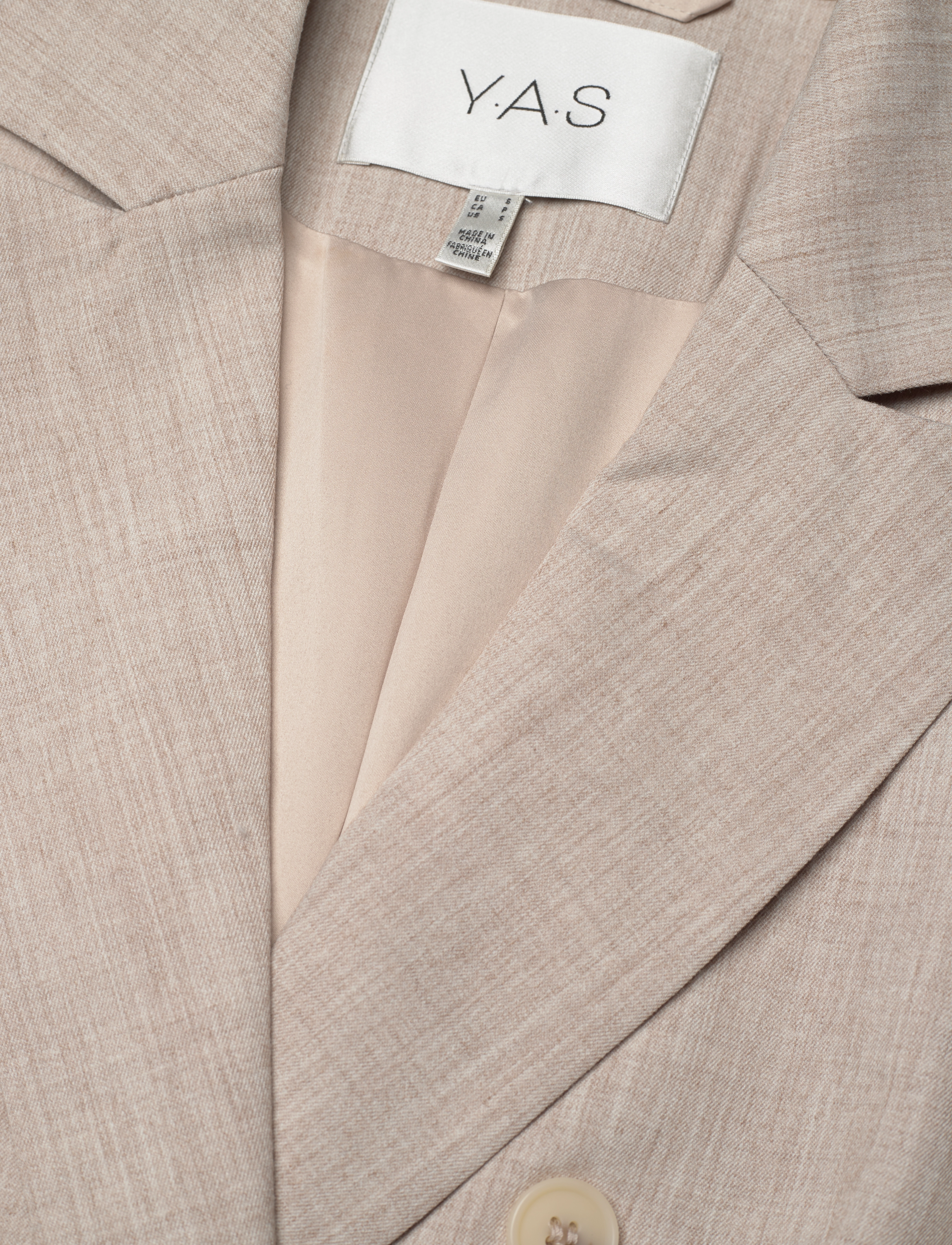 YAS - YASMILANGE 7/8 LONG JACKET - cuban sand - 2