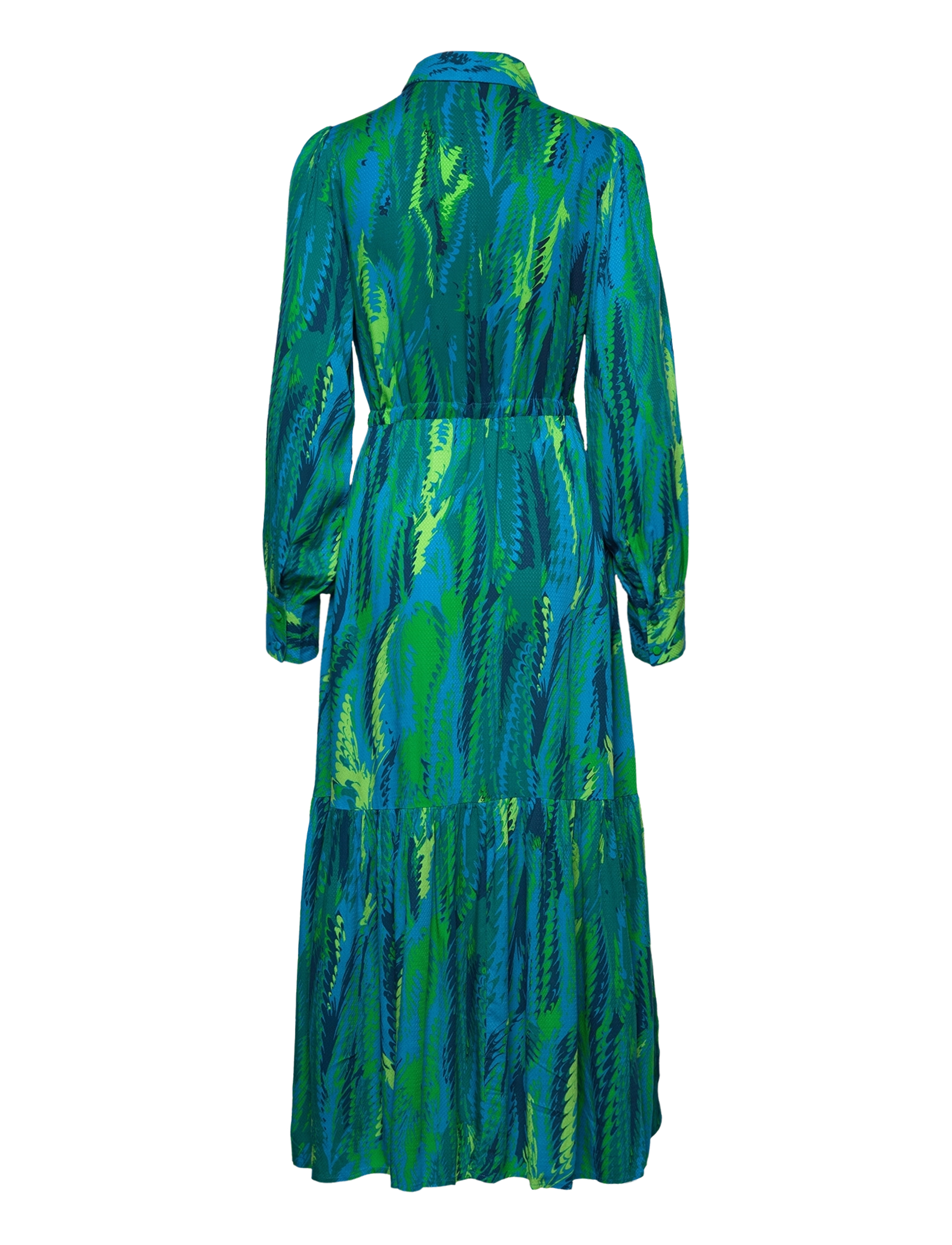 YAS - YASFERO LS LONG SHIRT DRESS S. - dresden blue - 1