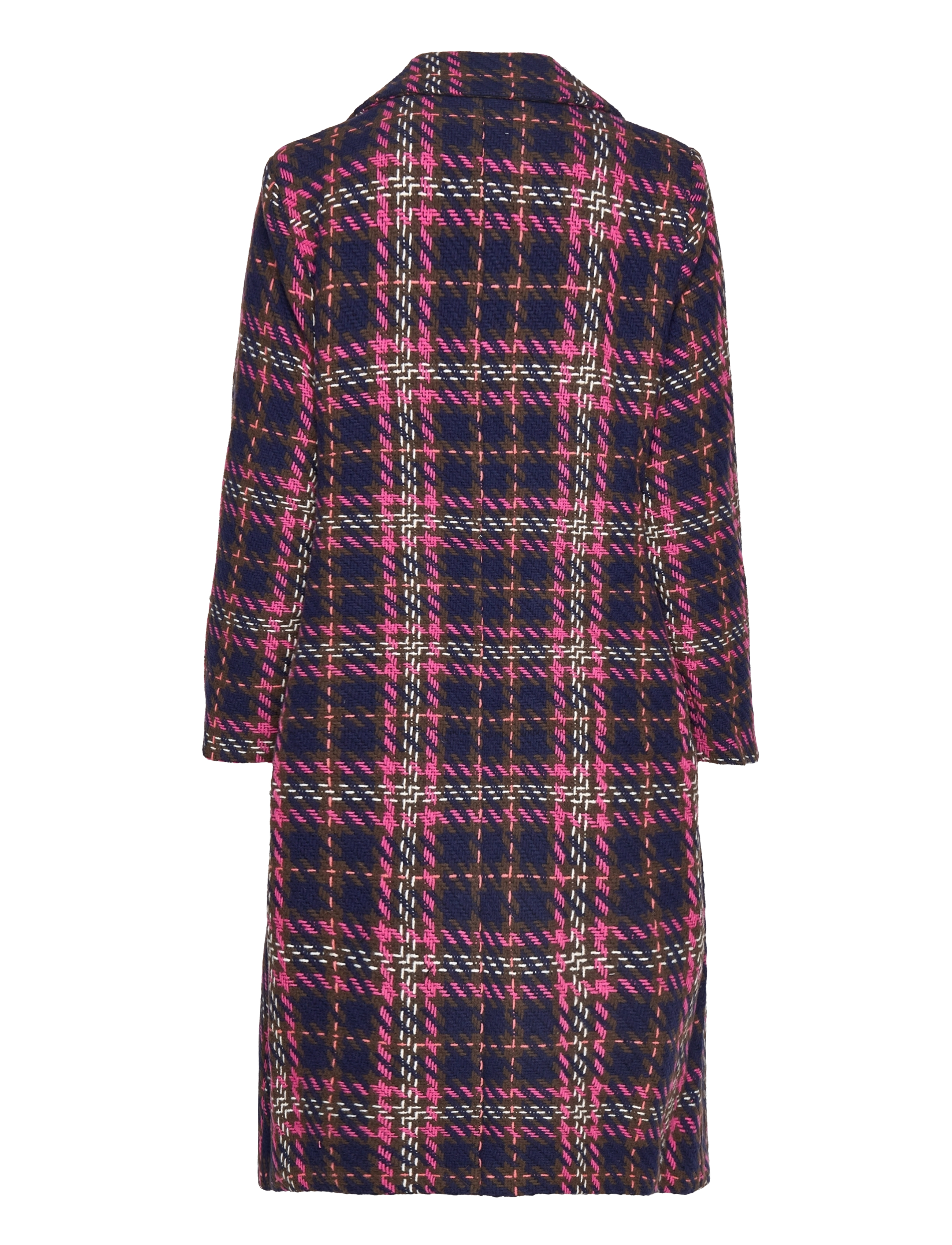 YAS - YASSERIKKA LONG WOOL MIX COAT - seal brown - 1