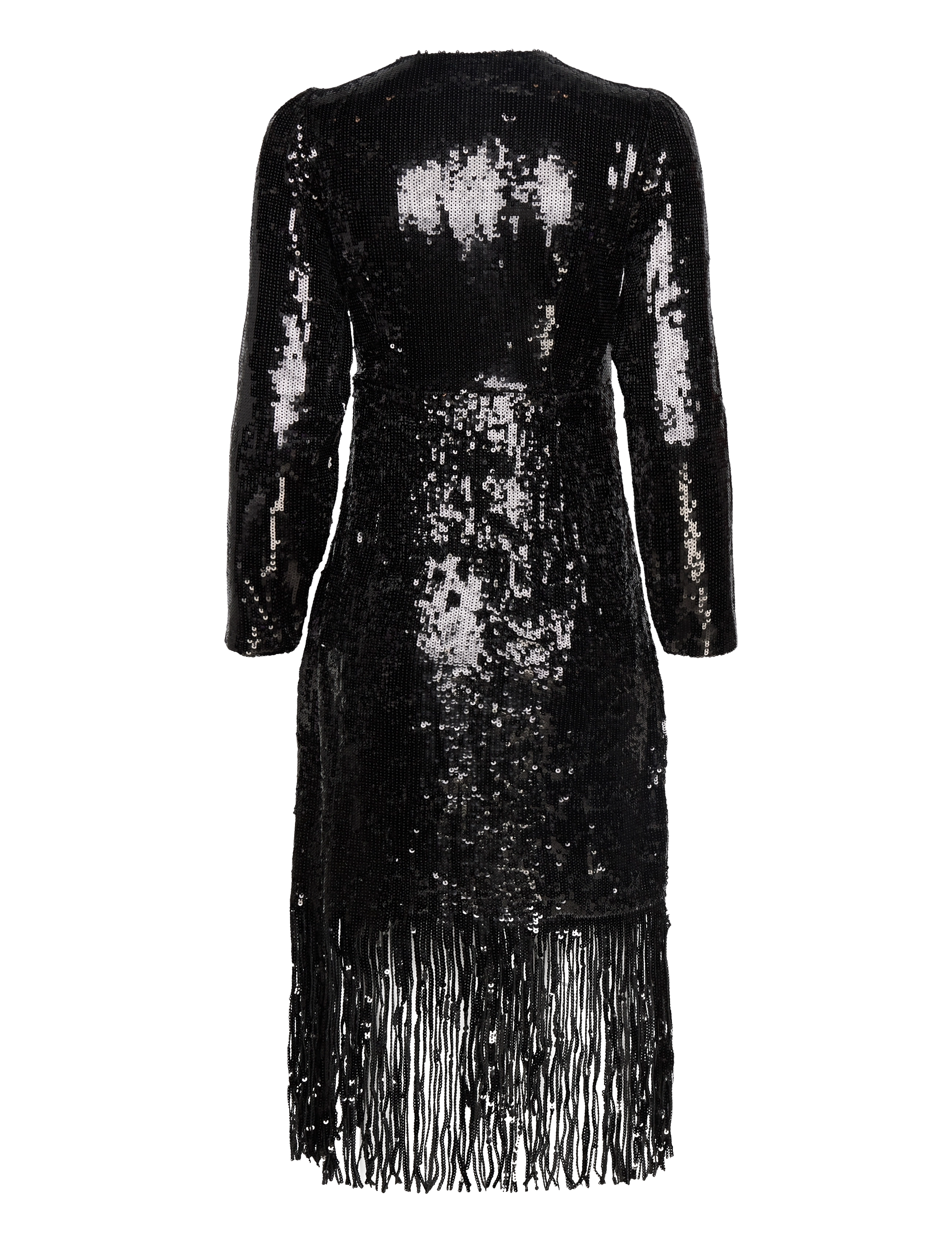 YAS - YASFLAPPER 7/8 SEQUIN DRESS - SHOW - black - 2