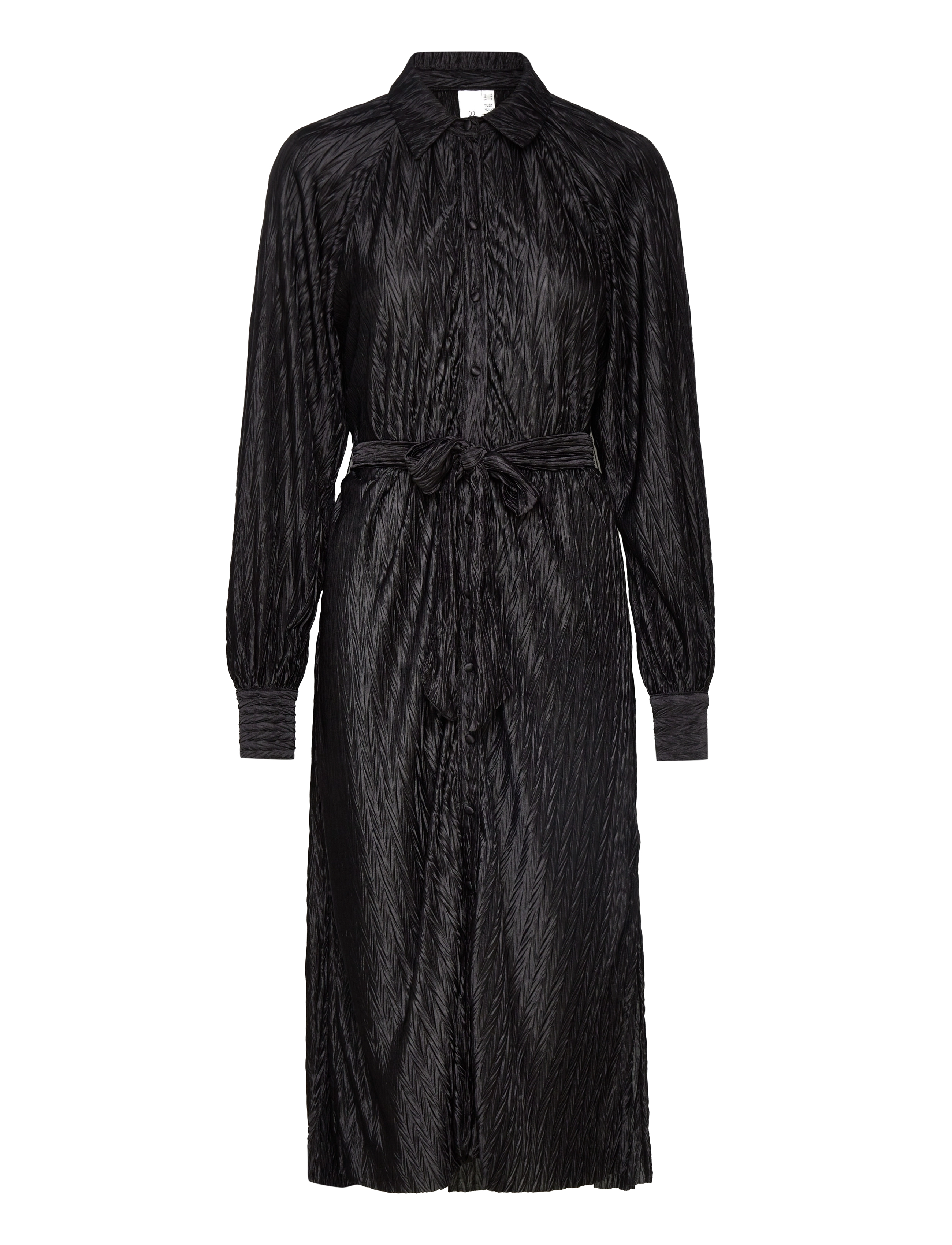 YAS YASOMIRA LS MIDI DRESS S. - Y.A.S - BLACK / black