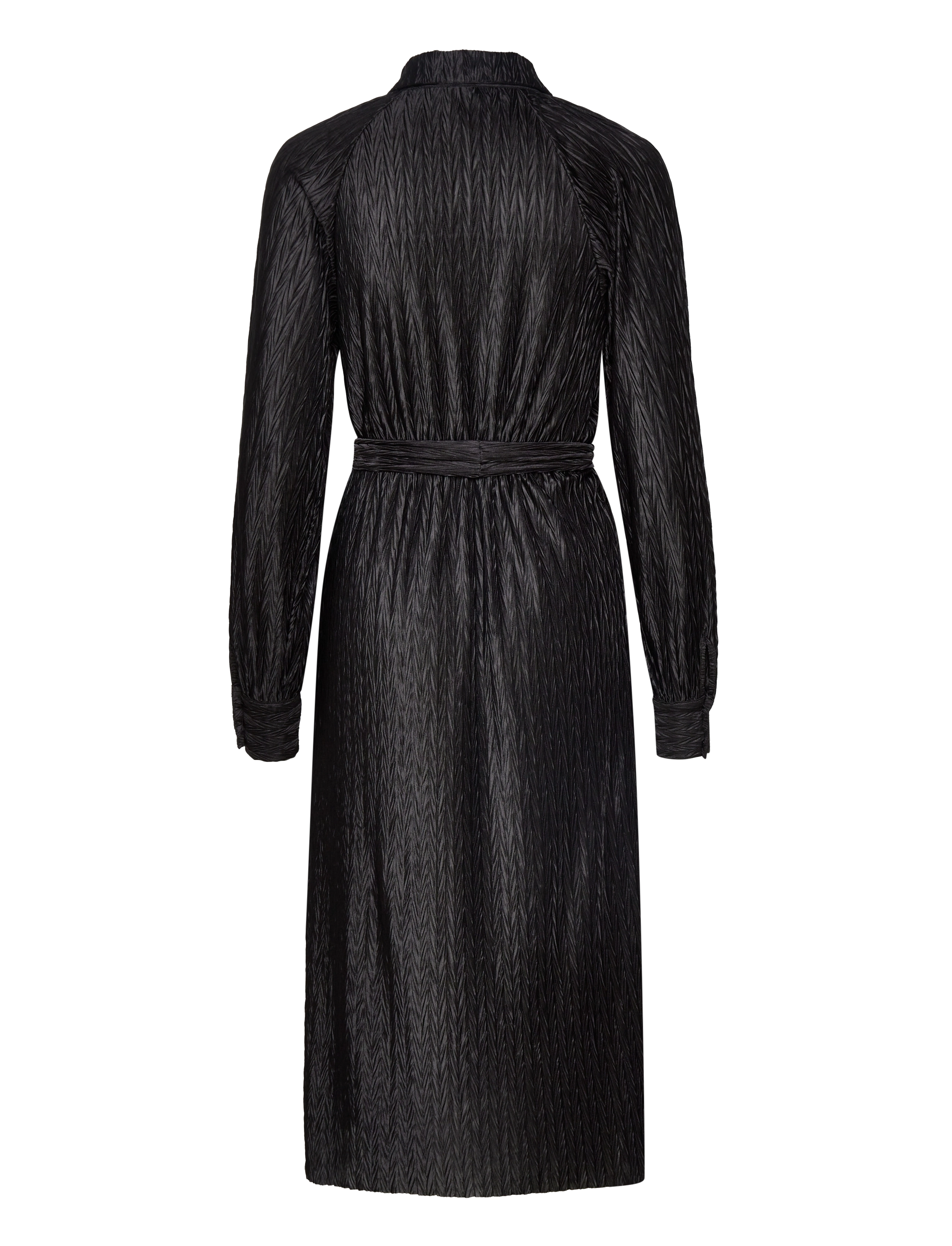 YAS - YASOMIRA LS MIDI DRESS S. - hemdkleider - black - 2